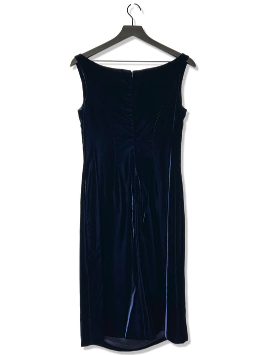 Alexander McQueen Velvet Sheath Dress, Size 42