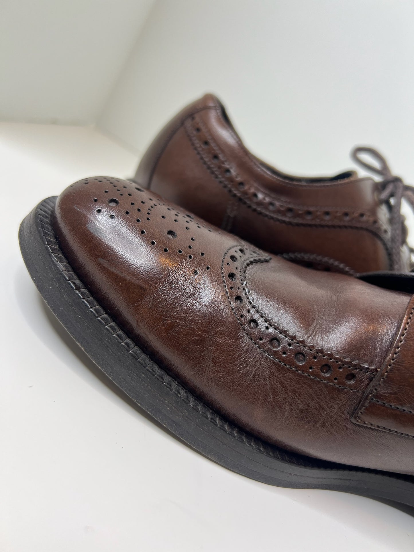 Jimmy Choo Brown Oxford Lace Up Shoes, Size 42