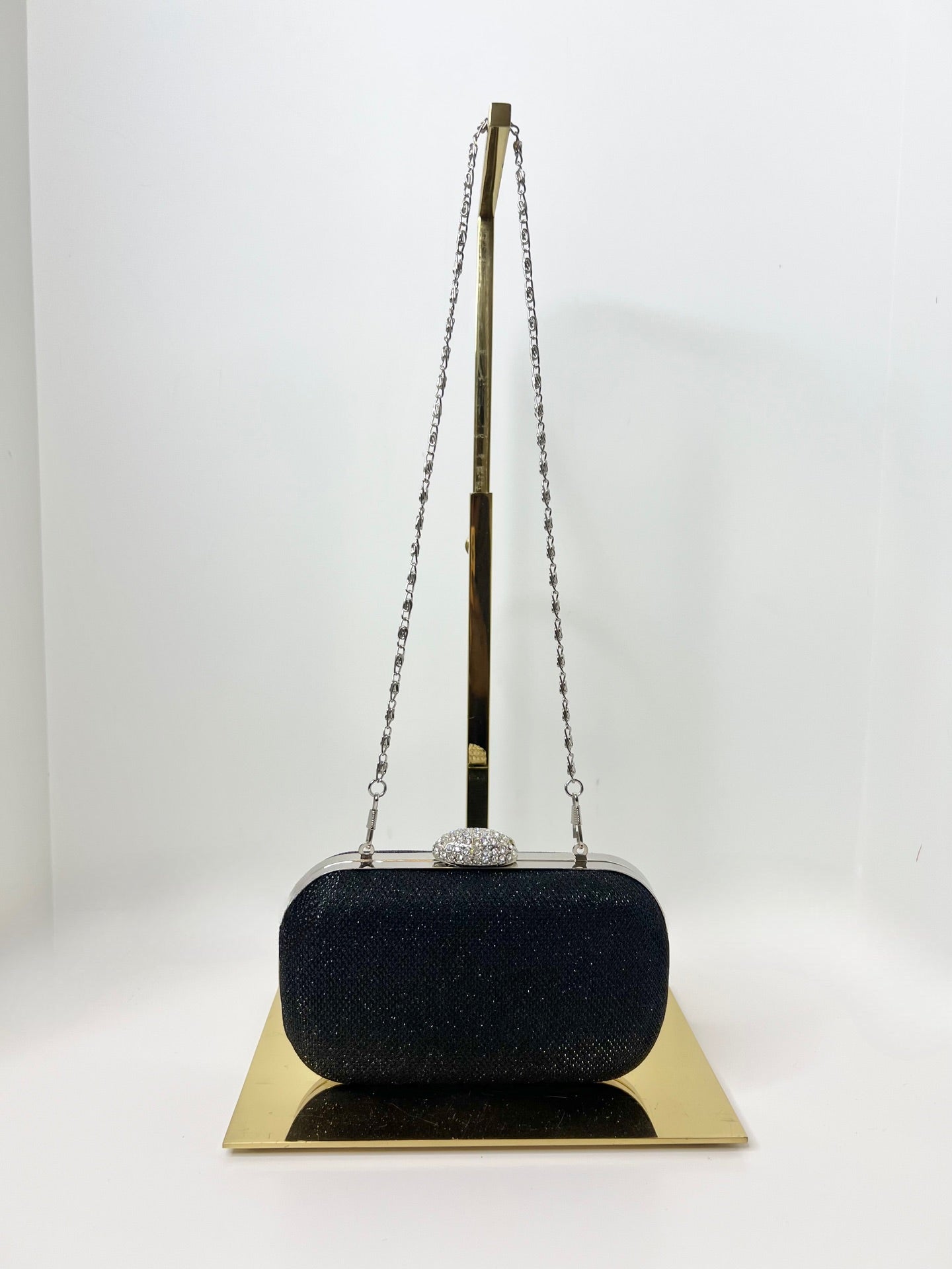 Black & Silver Evening Clutch