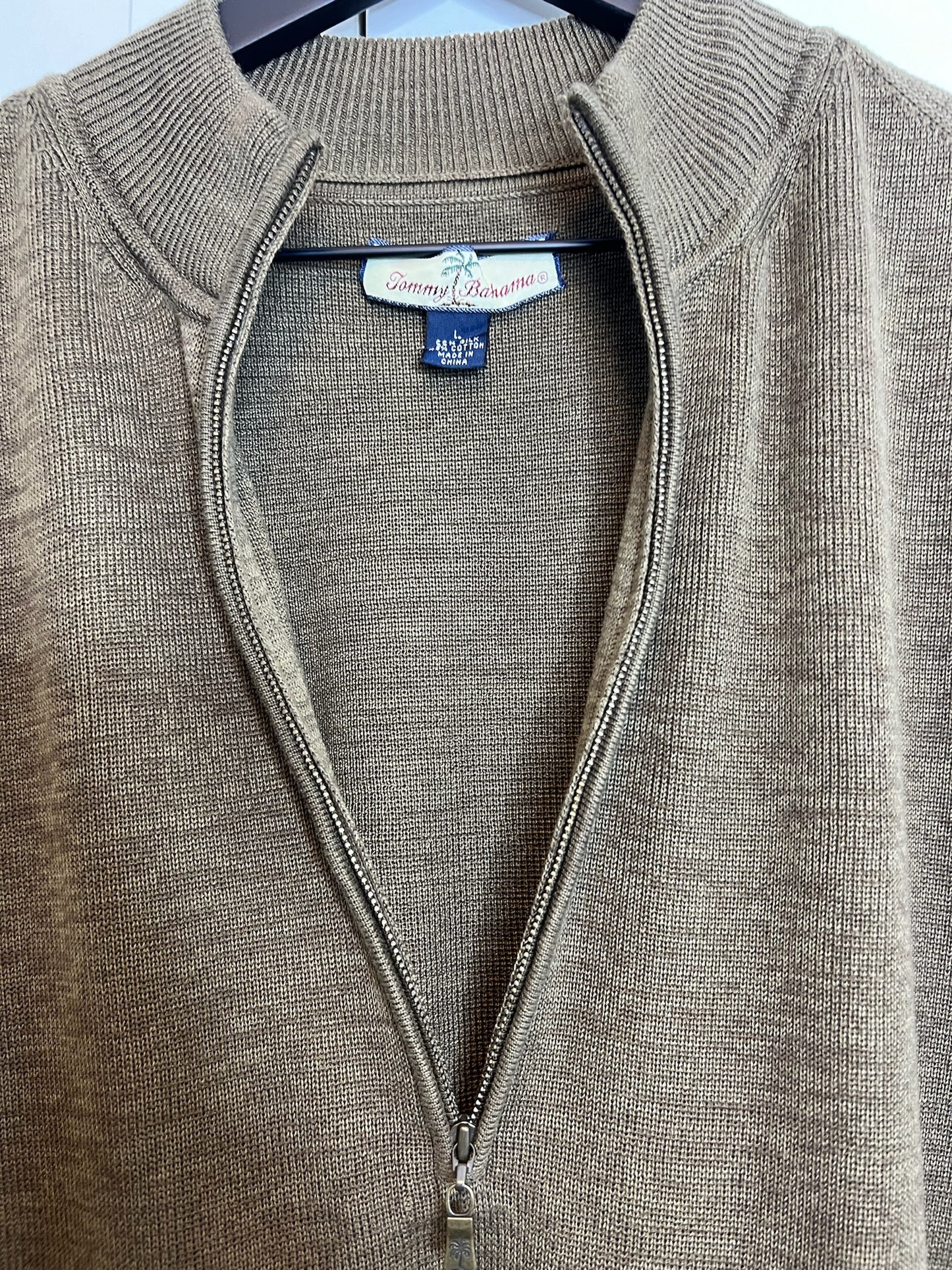 Tommy Bahama Half-Zip Sweater, Size L