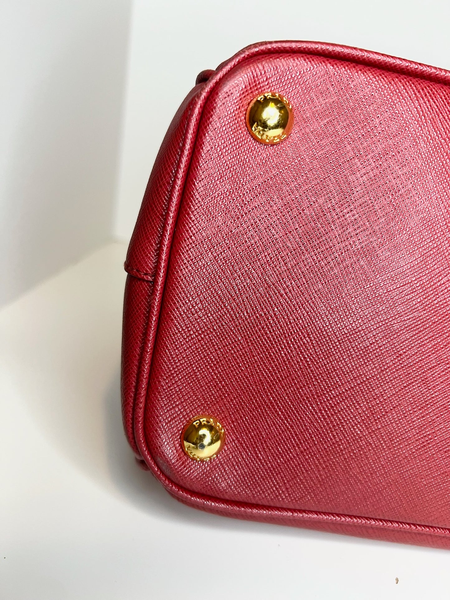 Prada Saffiano Lux Leather Galleria Double Zip Large