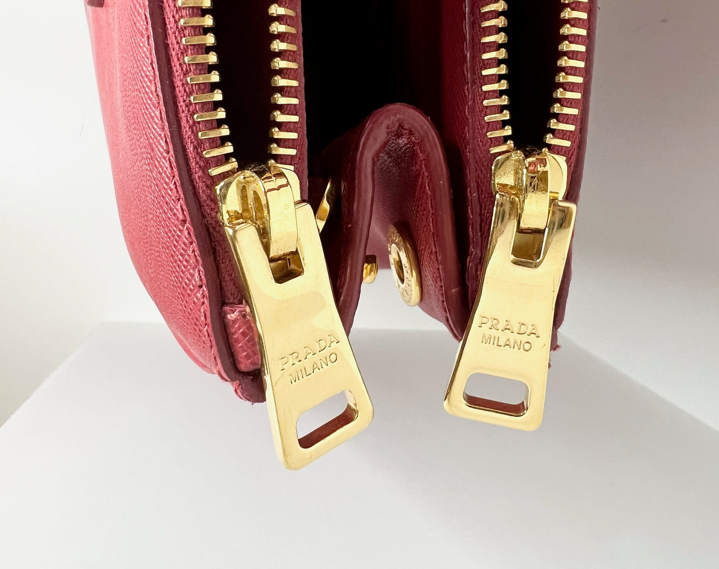 Prada Saffiano Lux Leather Galleria Double Zip Large