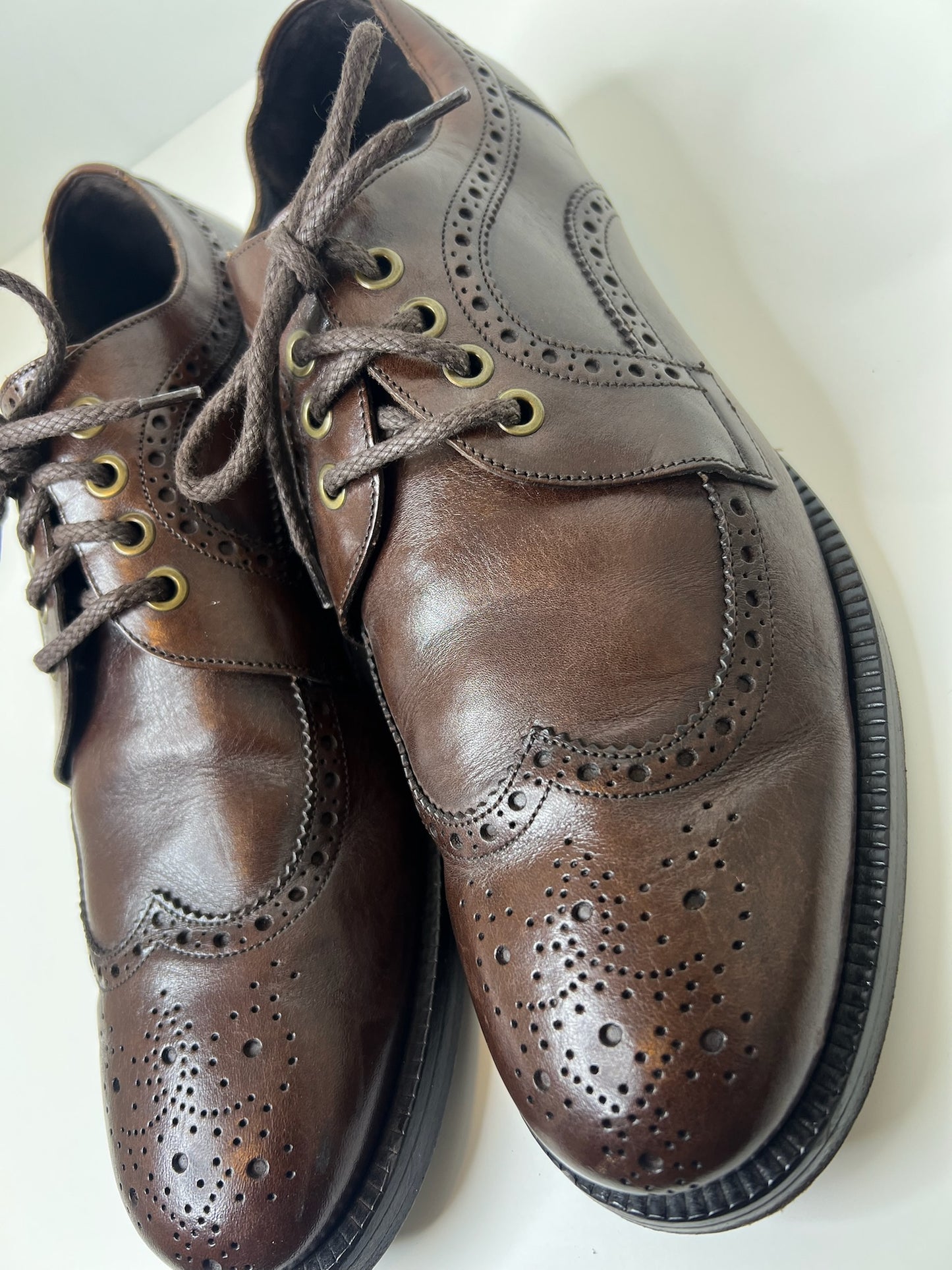 Jimmy Choo Brown Oxford Lace Up Shoes, Size 42