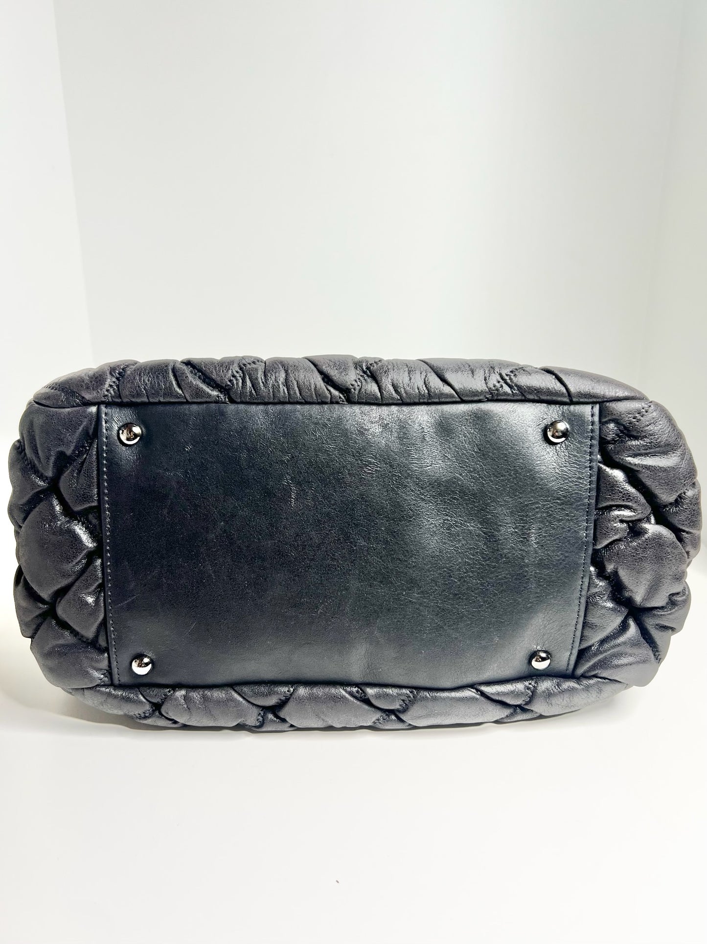Chanel Bubble Quilt Accordion Flap Bag