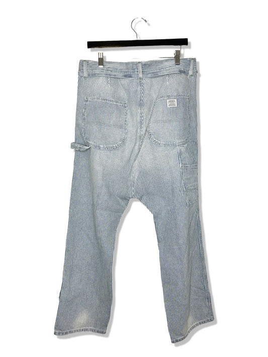 Denimist Striped Straight Leg Pants, Size 29