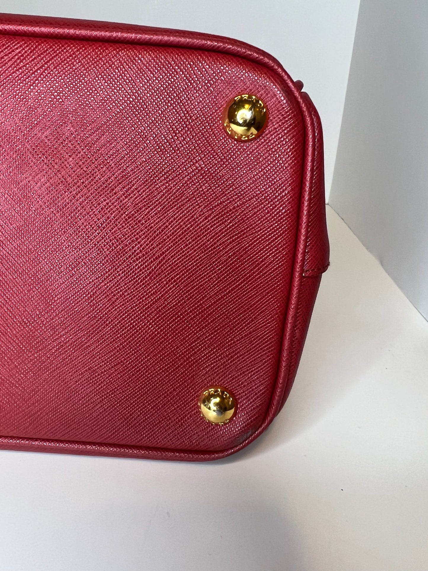 Prada Saffiano Lux Leather Galleria Double Zip Large