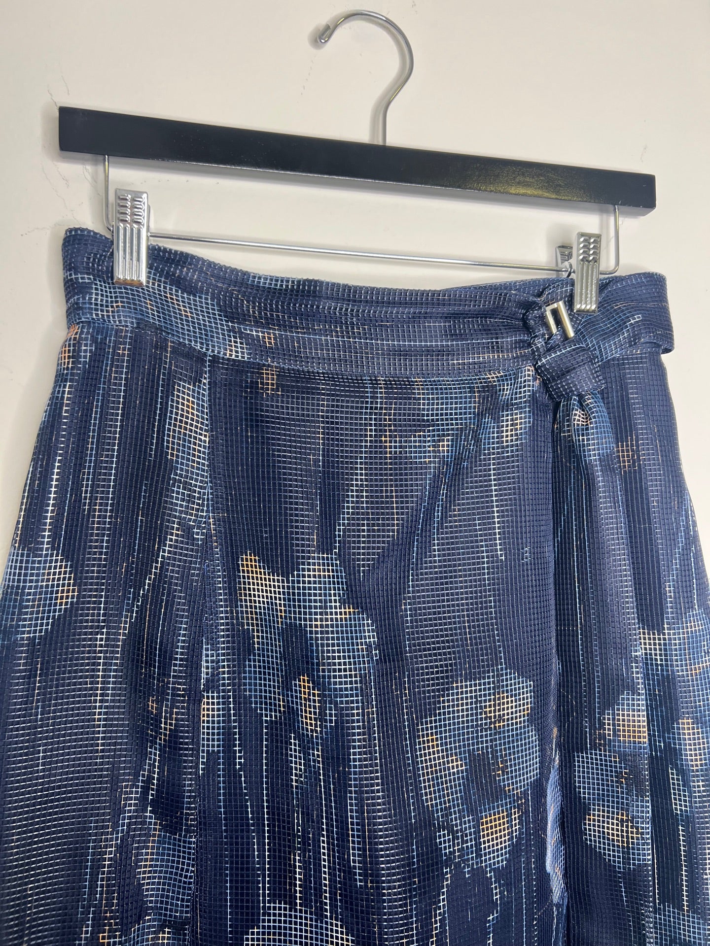 Jason Wu Techno Mesh Watercolor Print Skirt, Size 8