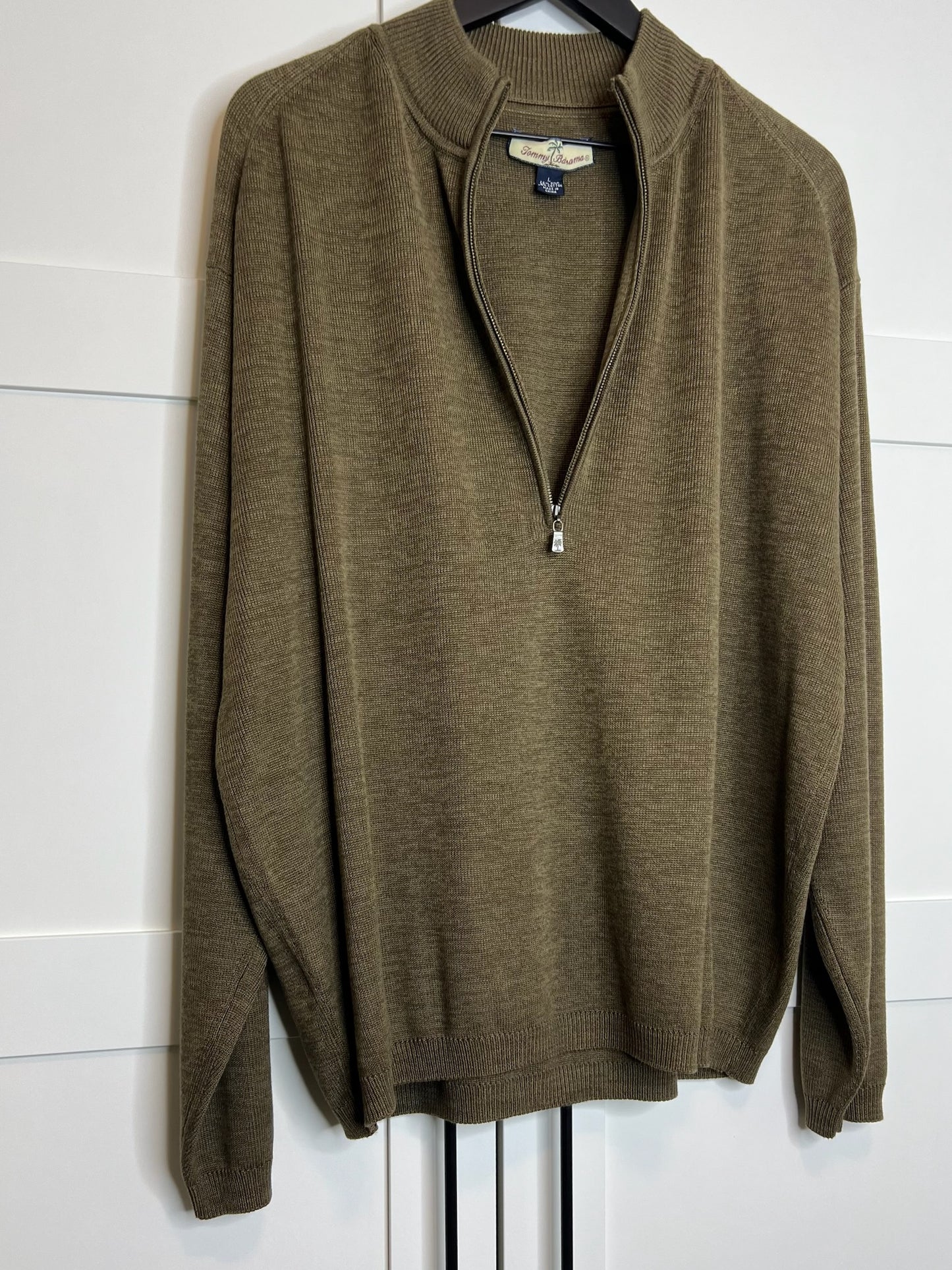 Tommy Bahama Half-Zip Sweater, Size L