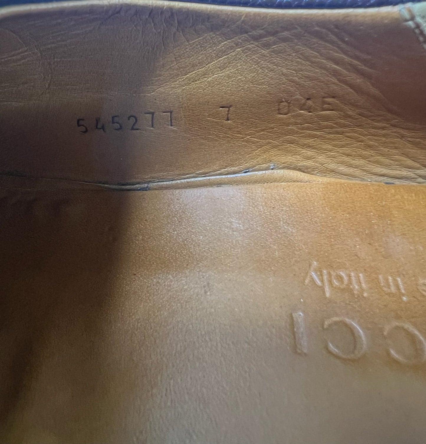 Gucci Havely Brown Leather Loafers, Size 7