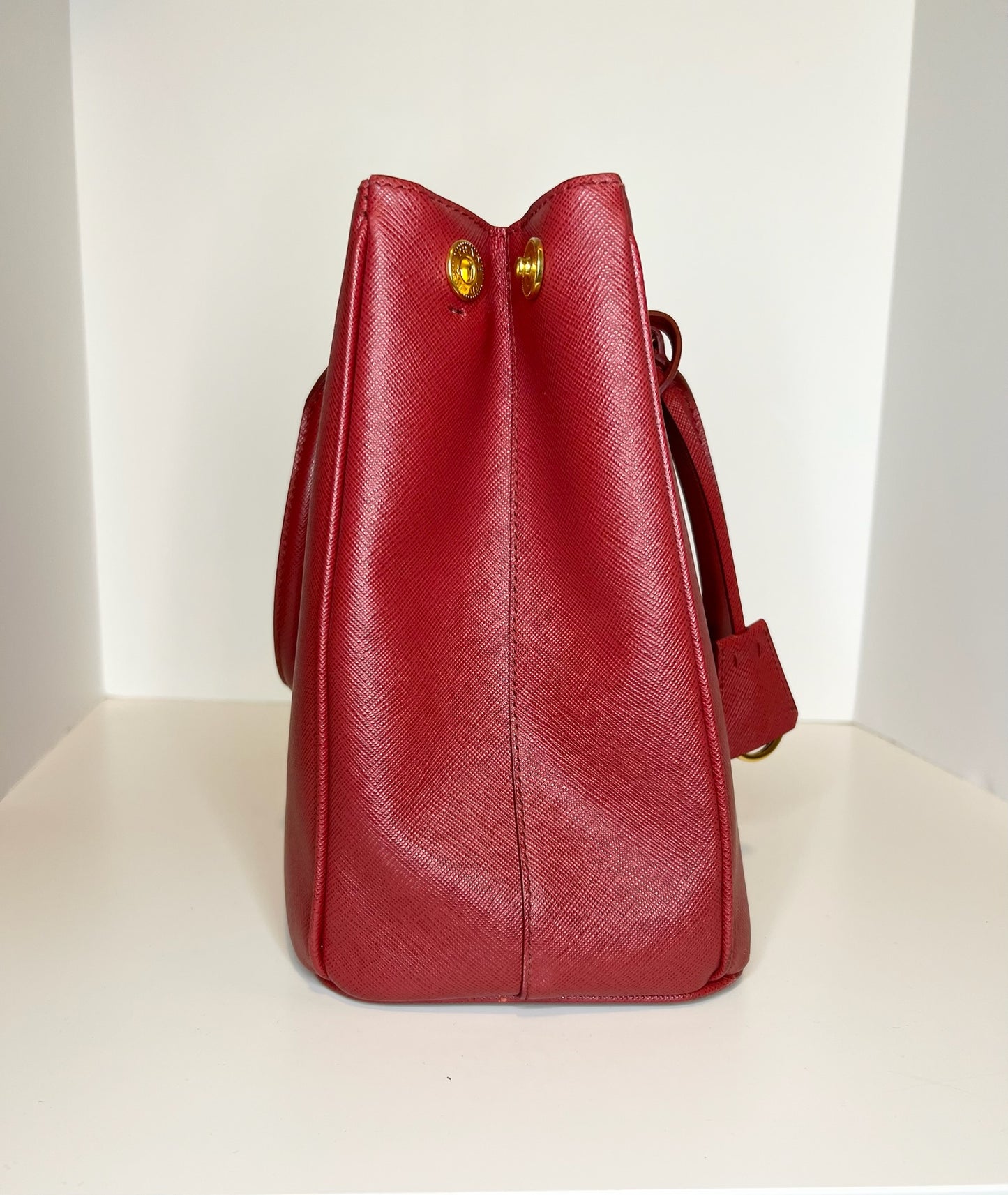 Prada Saffiano Lux Leather Galleria Double Zip Large