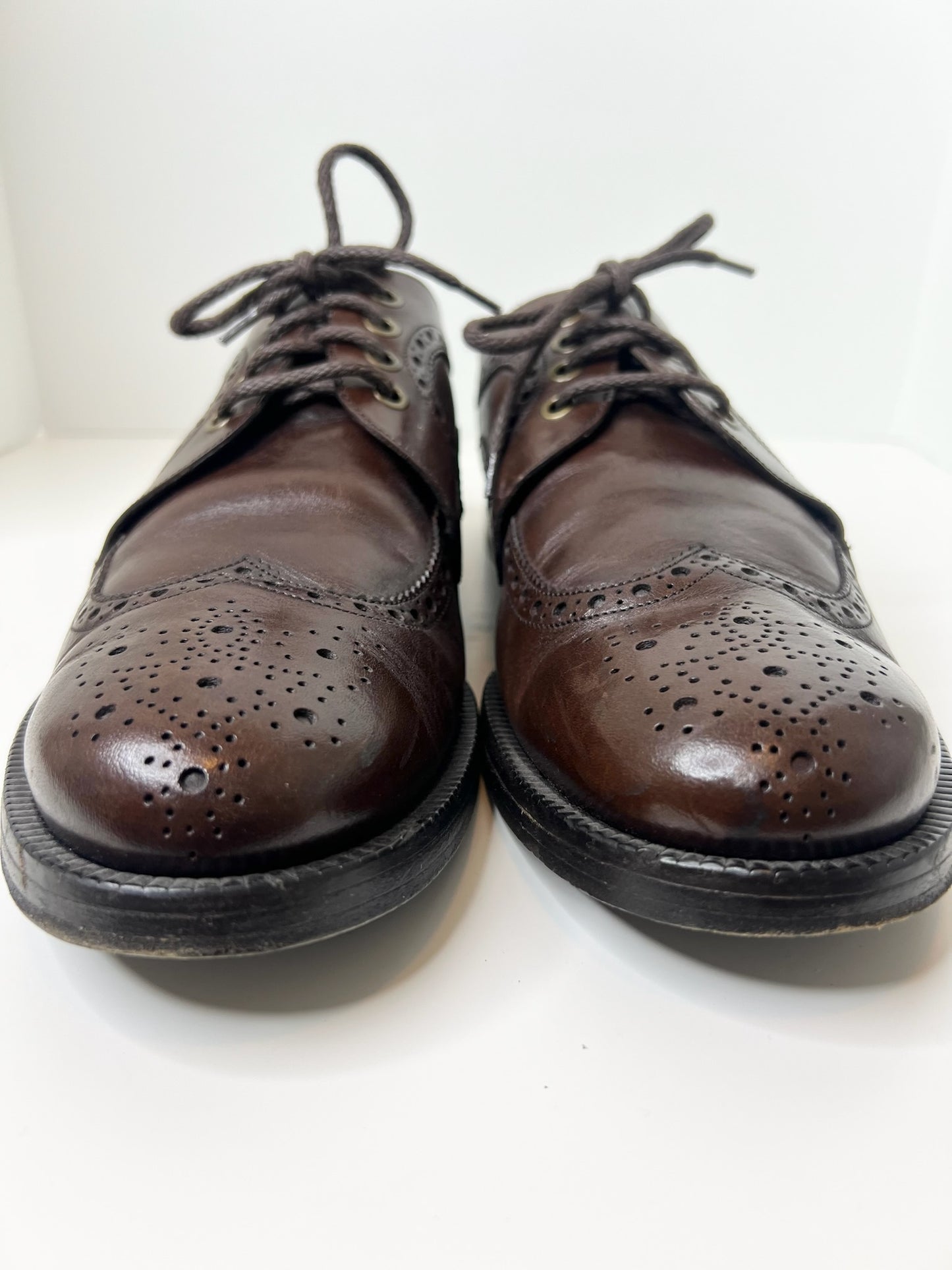 Jimmy Choo Brown Oxford Lace Up Shoes, Size 42