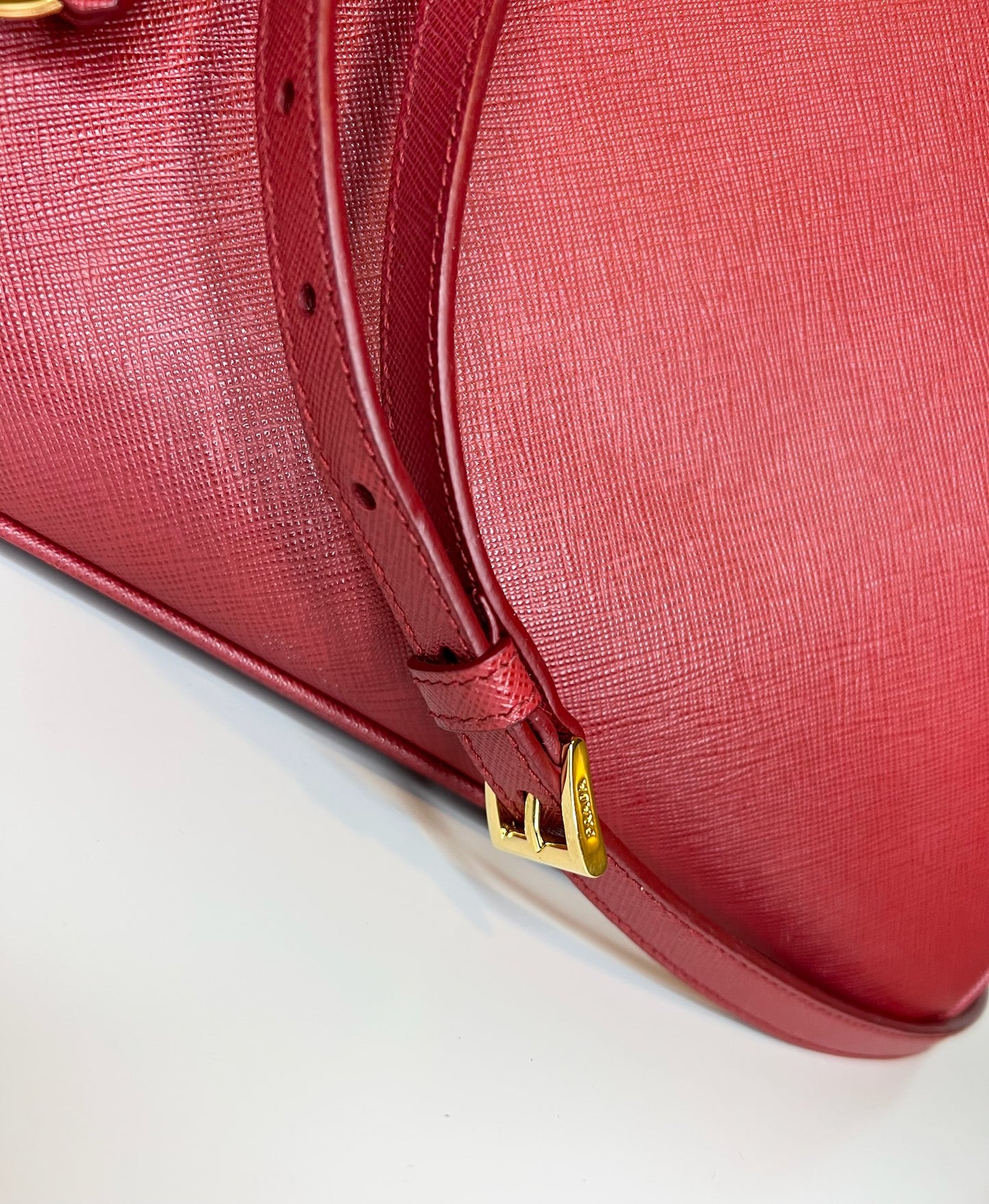 Prada Saffiano Lux Leather Galleria Double Zip Large