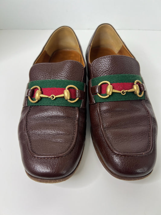 Gucci Havely Brown Leather Loafers, Size 7