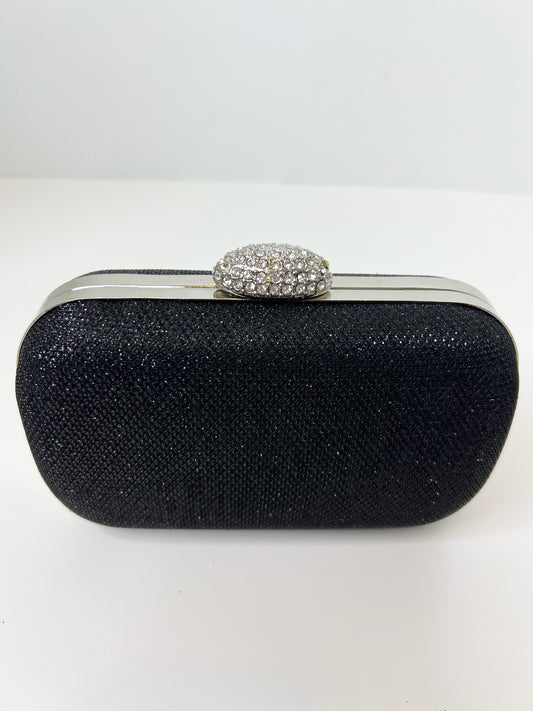 Black & Silver Evening Clutch
