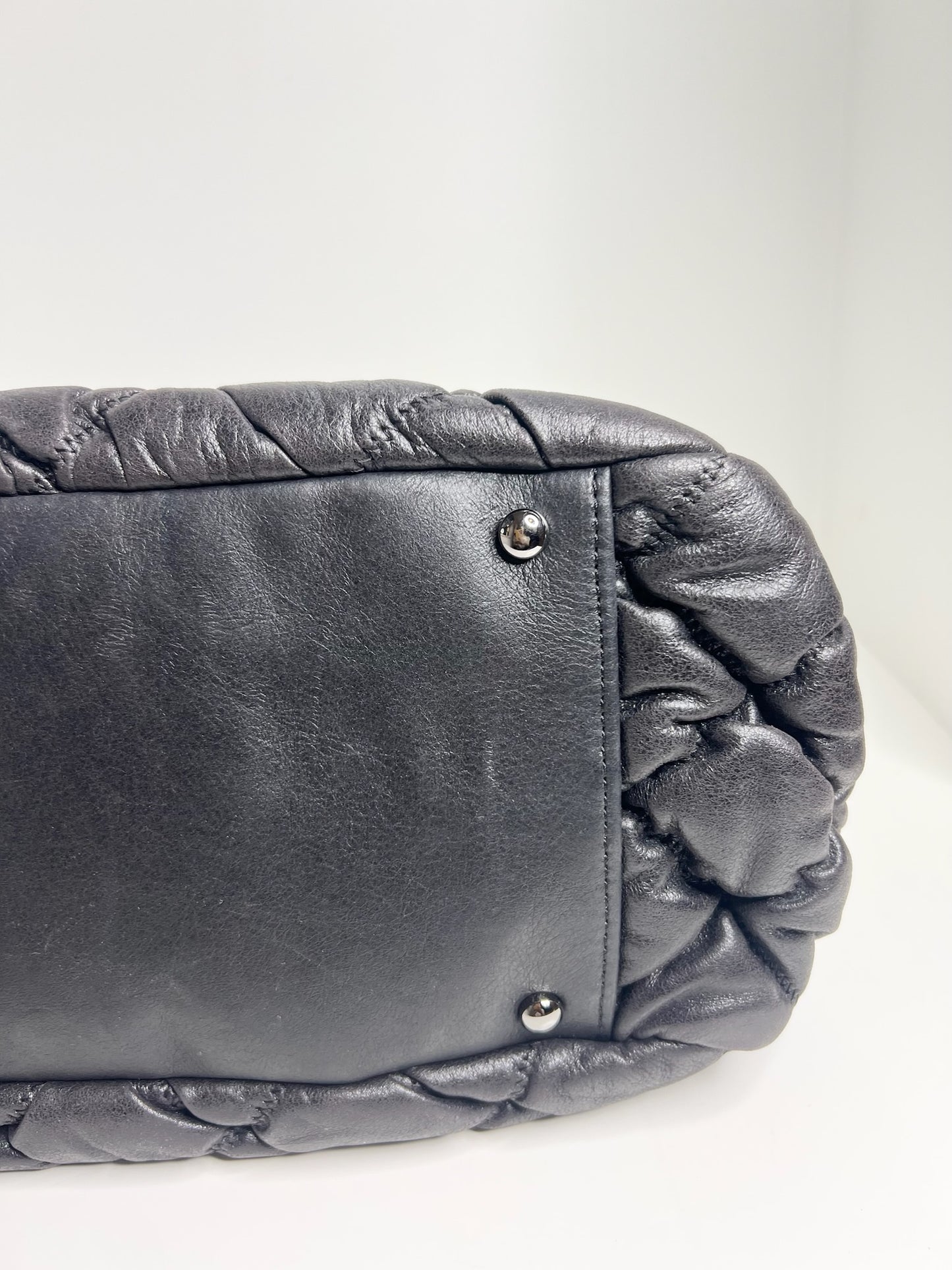 Chanel Bubble Quilt Accordion Flap Bag