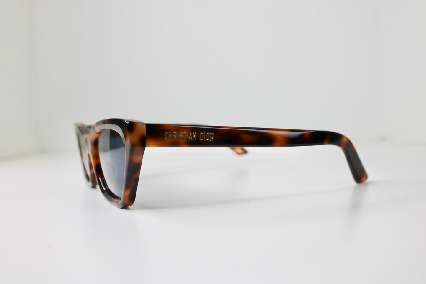 Dior Sunglasses in Havana w/ Blue Lenses