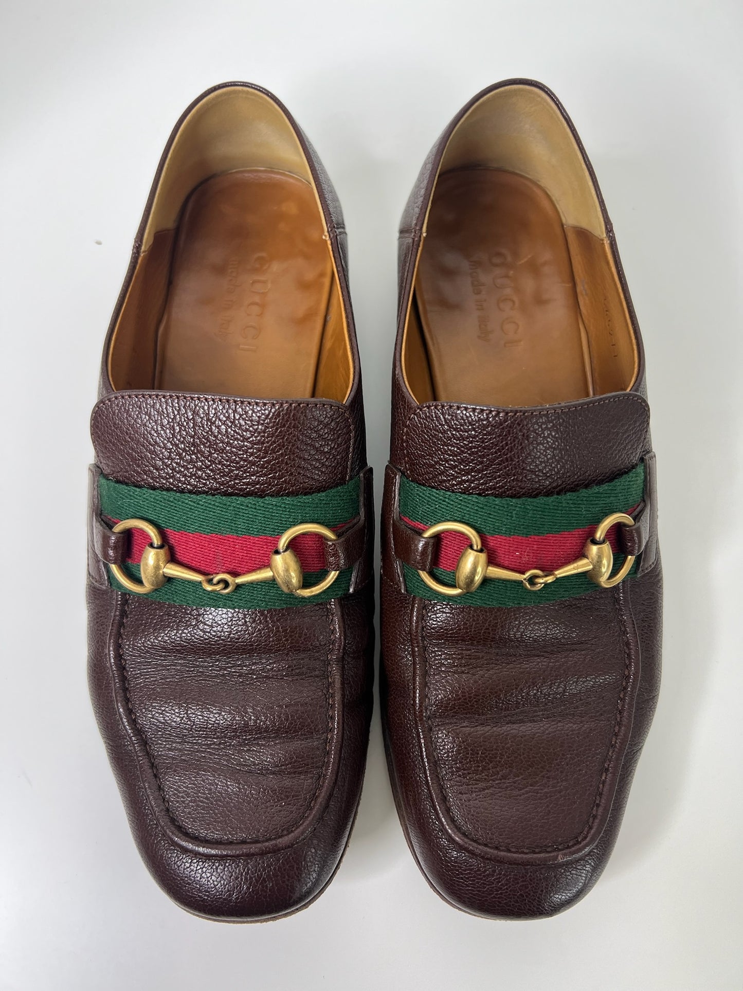 Gucci Havely Brown Leather Loafers, Size 7