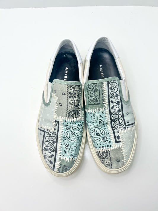 Amiri Bandana Reconstructed Slip-On Sneaker, Size 38
