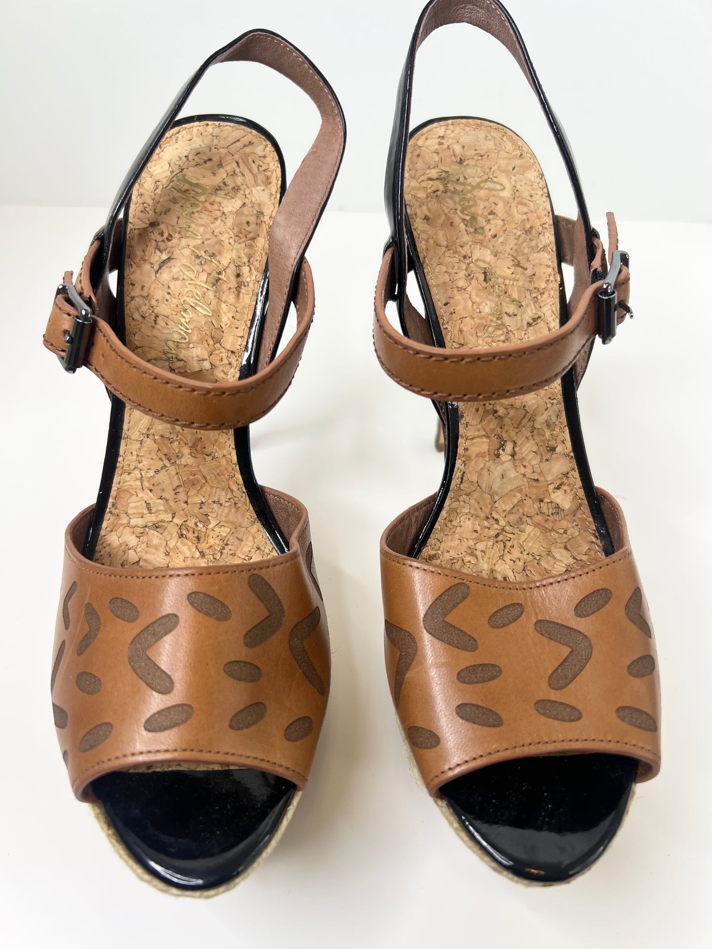 Sam Edelman Magdalena Platform Sandals, Size 9.5