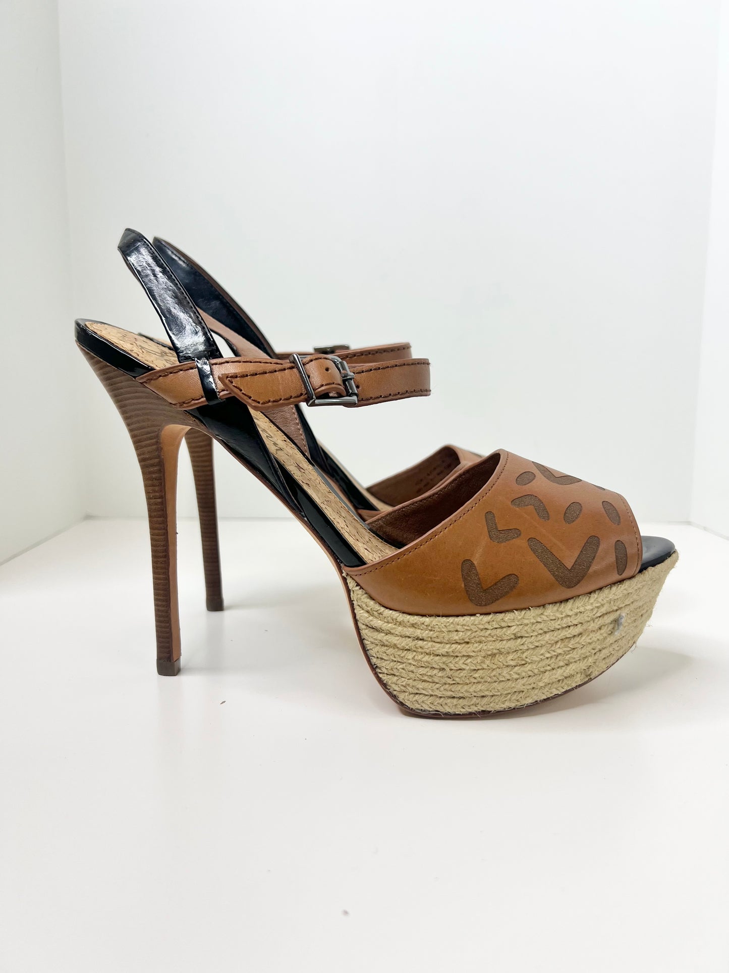 Sam Edelman Magdalena Platform Sandals, Size 9.5