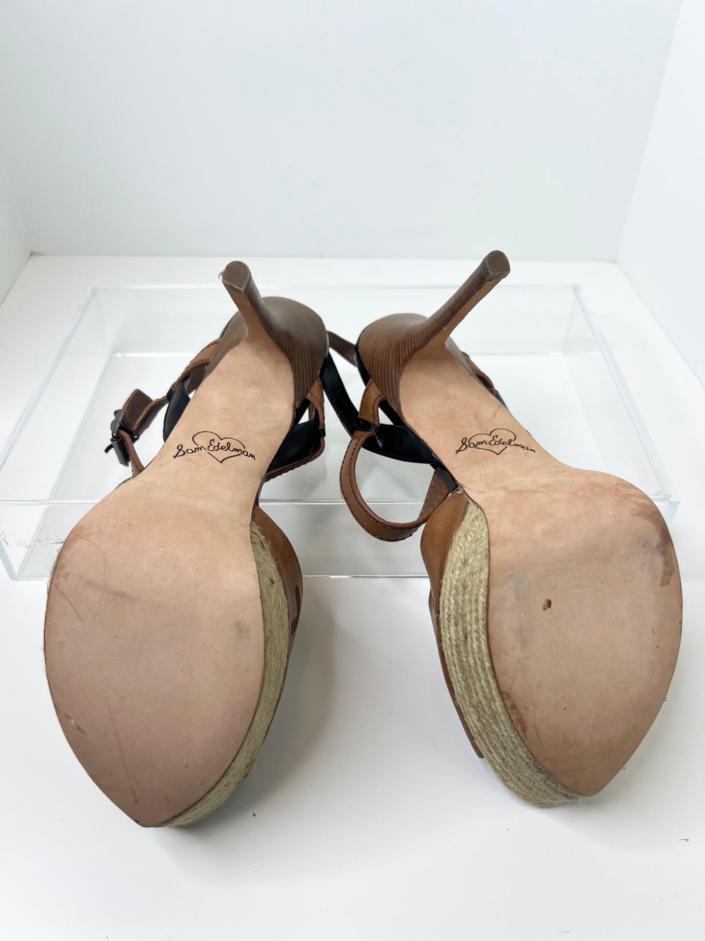 Sam Edelman Magdalena Platform Sandals, Size 9.5