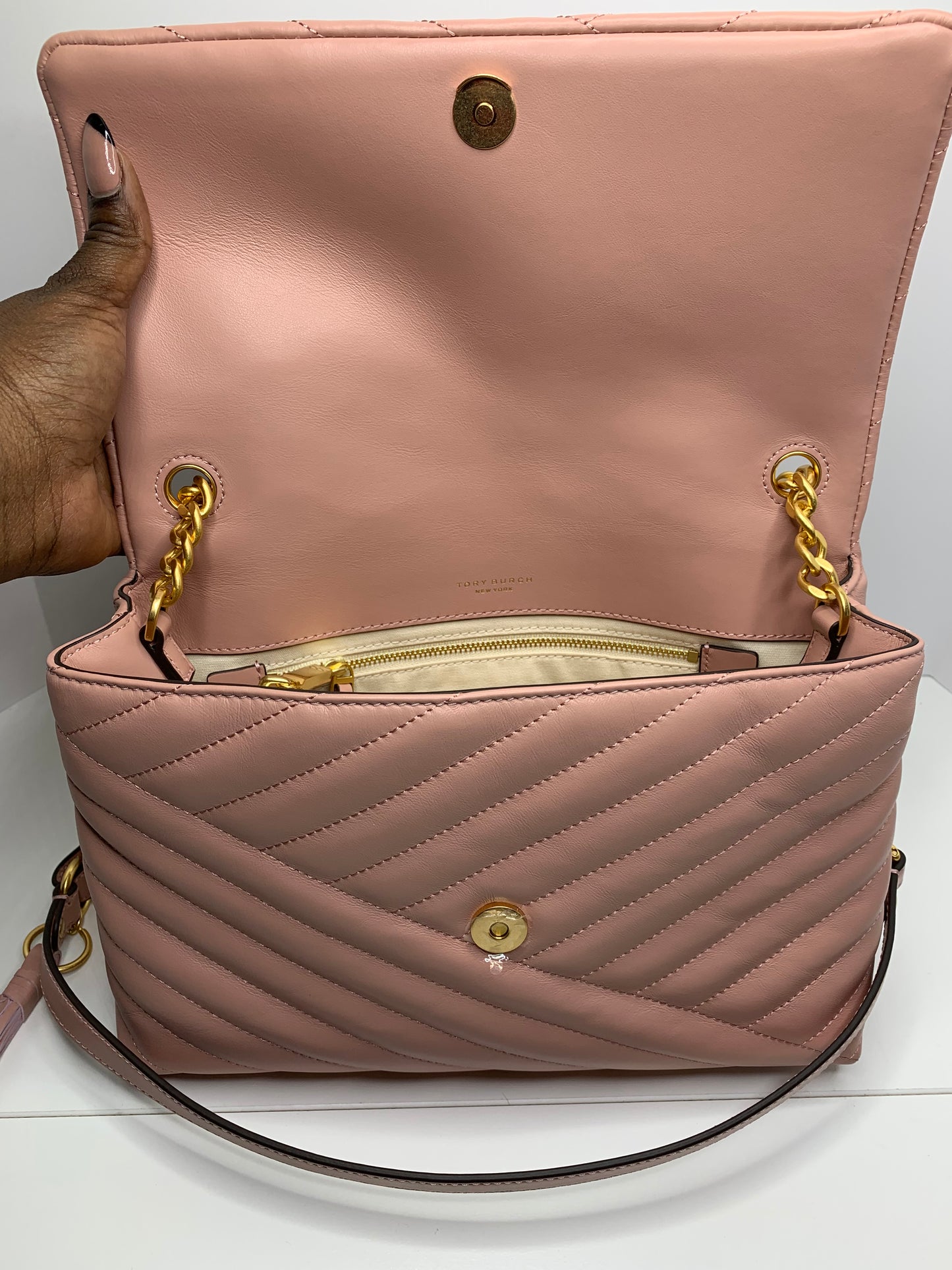 Tory Burch Kira Chevron Flap Shoulder Bag