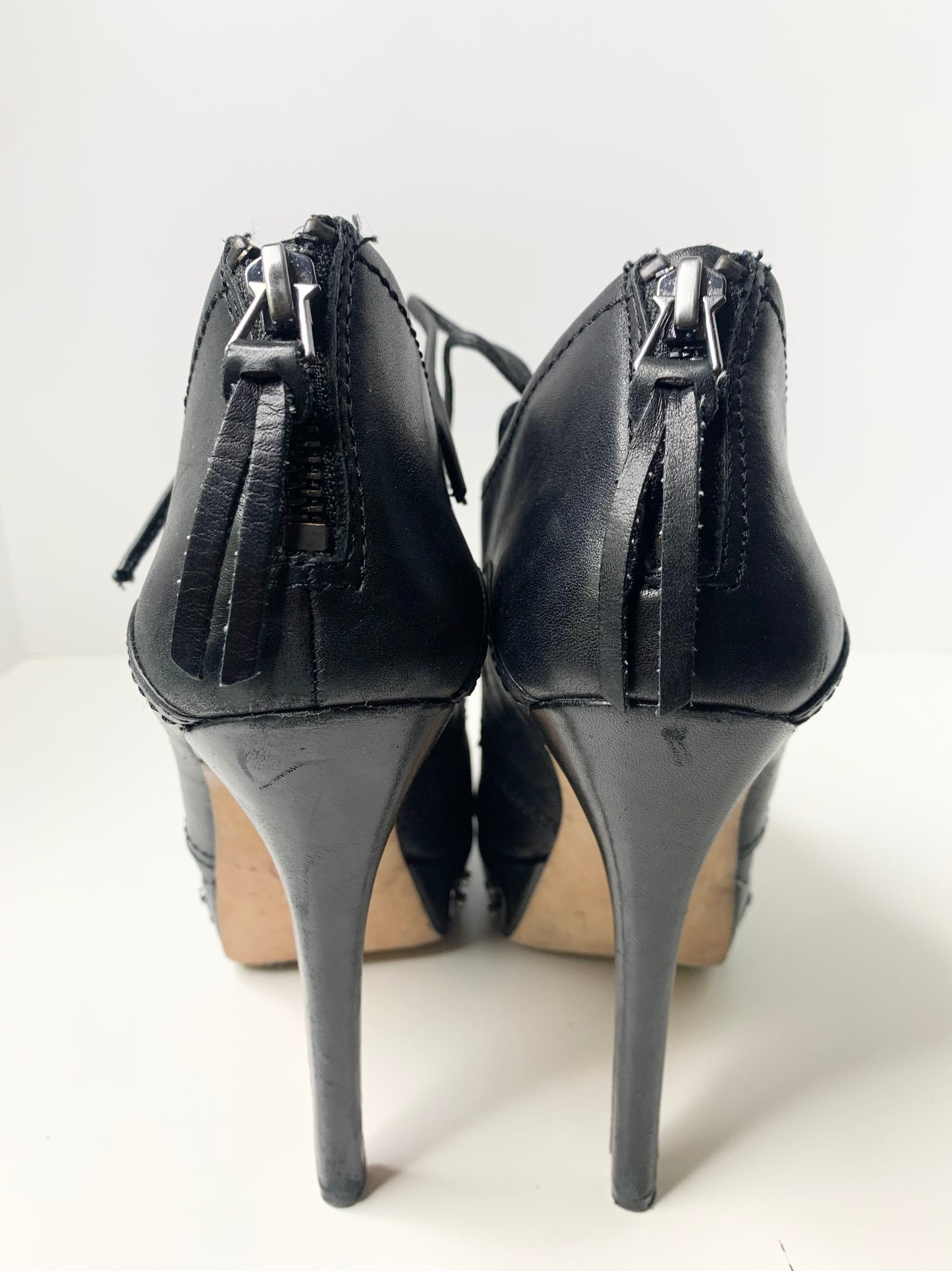 House of Harlow Nelly Kitty Lace Up Booties, Size 40