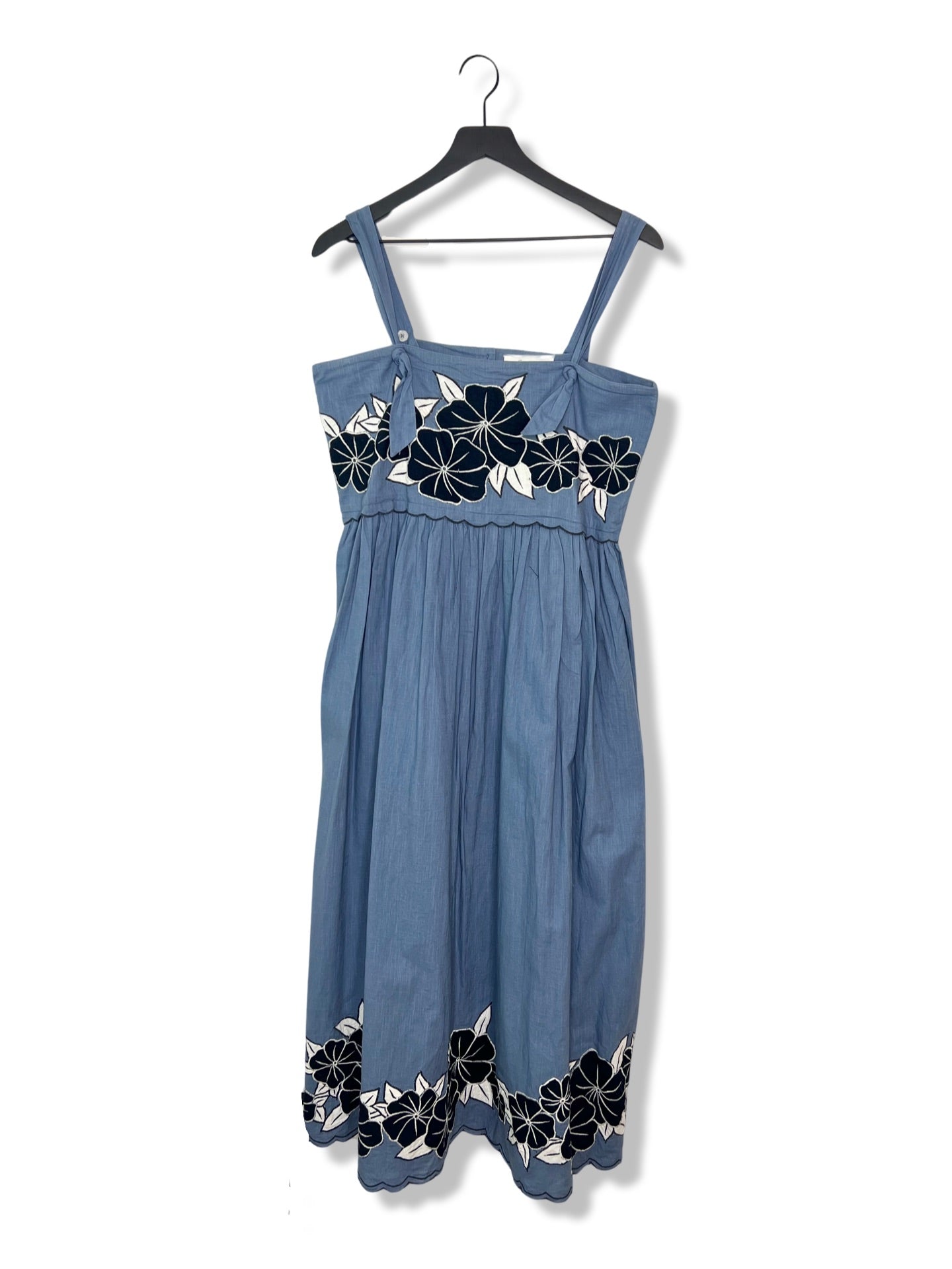 The Great Applique Floral Horizon Dress, Size 2