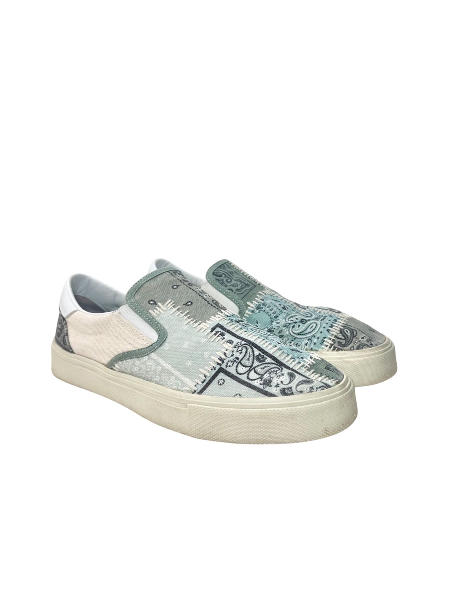 Amiri Bandana Reconstructed Slip-On Sneaker, Size 38