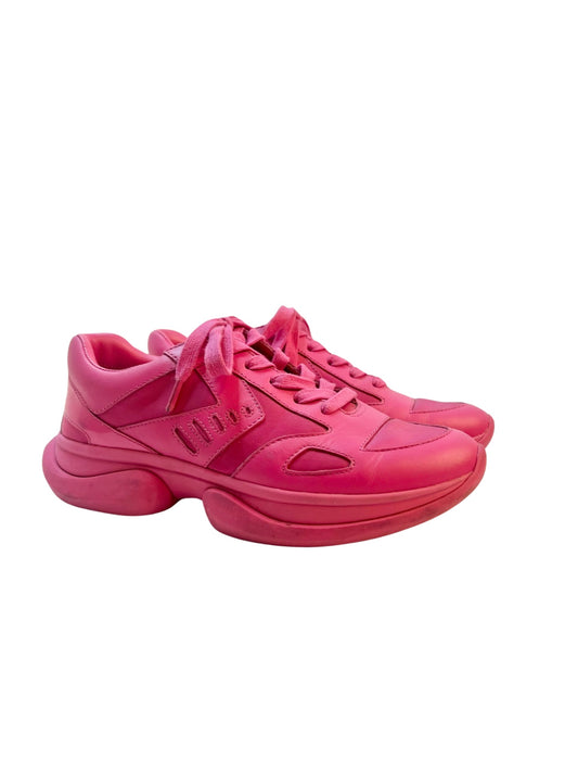 Tory Burch Bubble Bright Pink Sneakers, Size 7