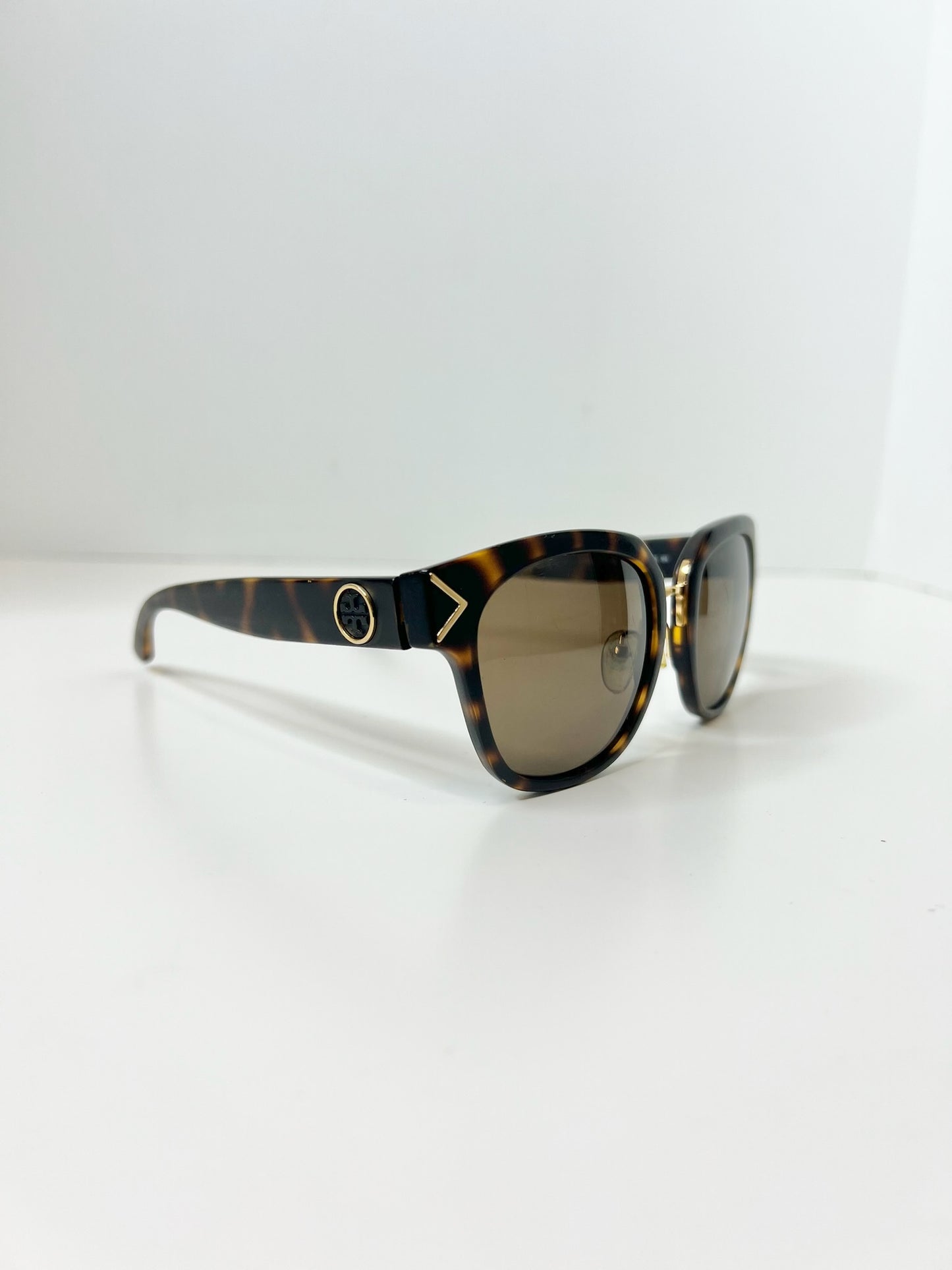 Tory Burch Square Tortoise Sunglasses