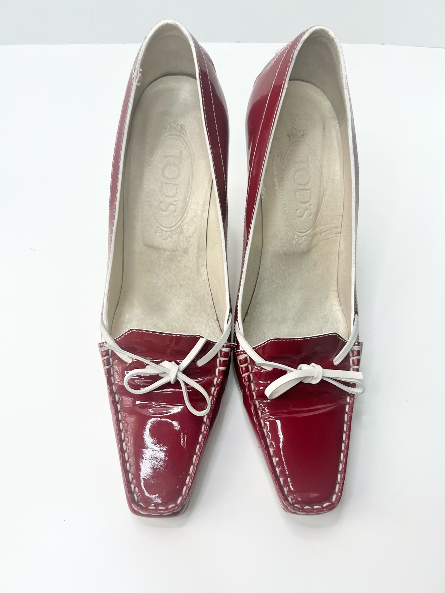 Tod's Patent Leather Pumps, Size 8