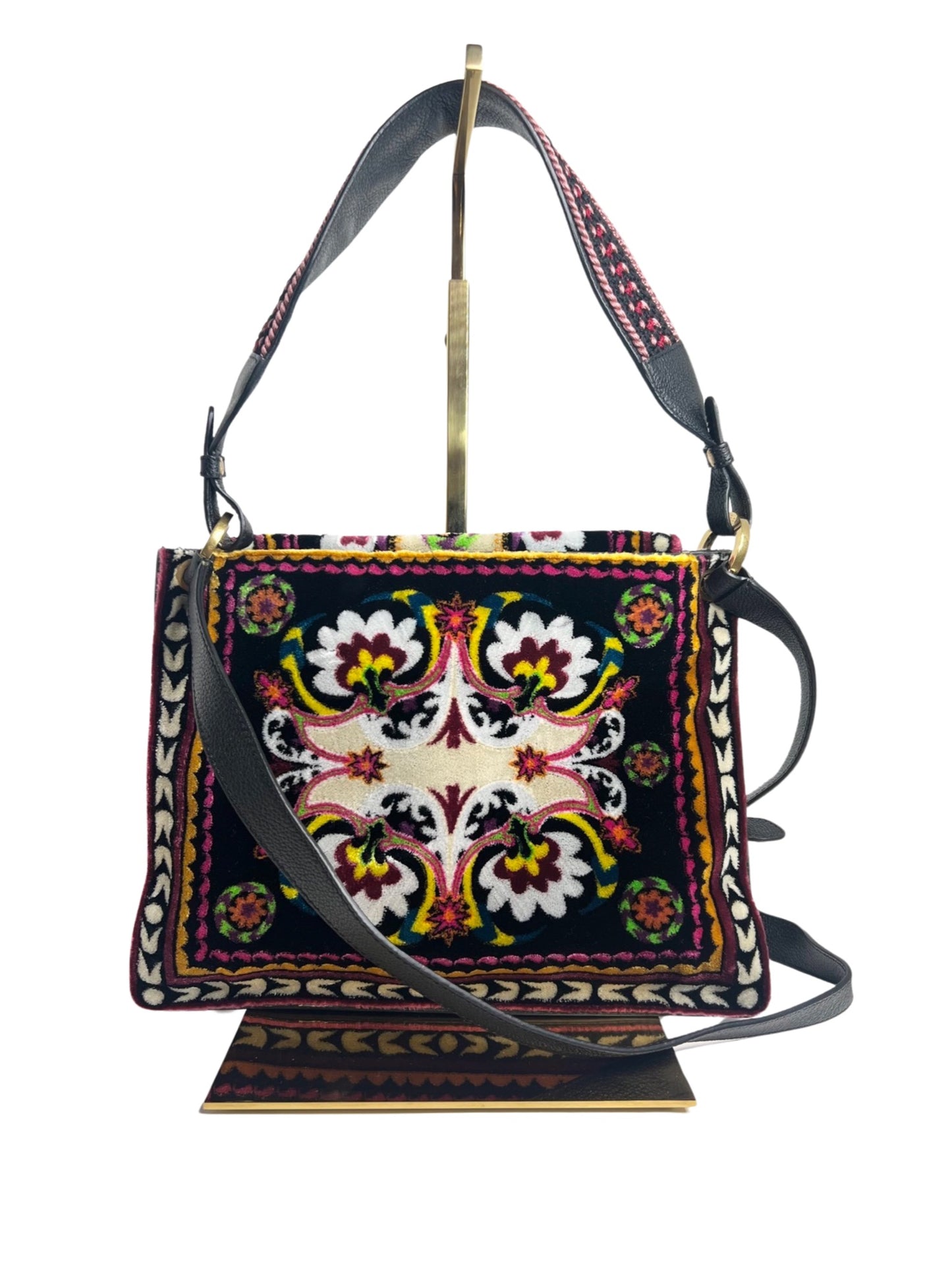 Etro Carpet Embroidered Shoulder Bag