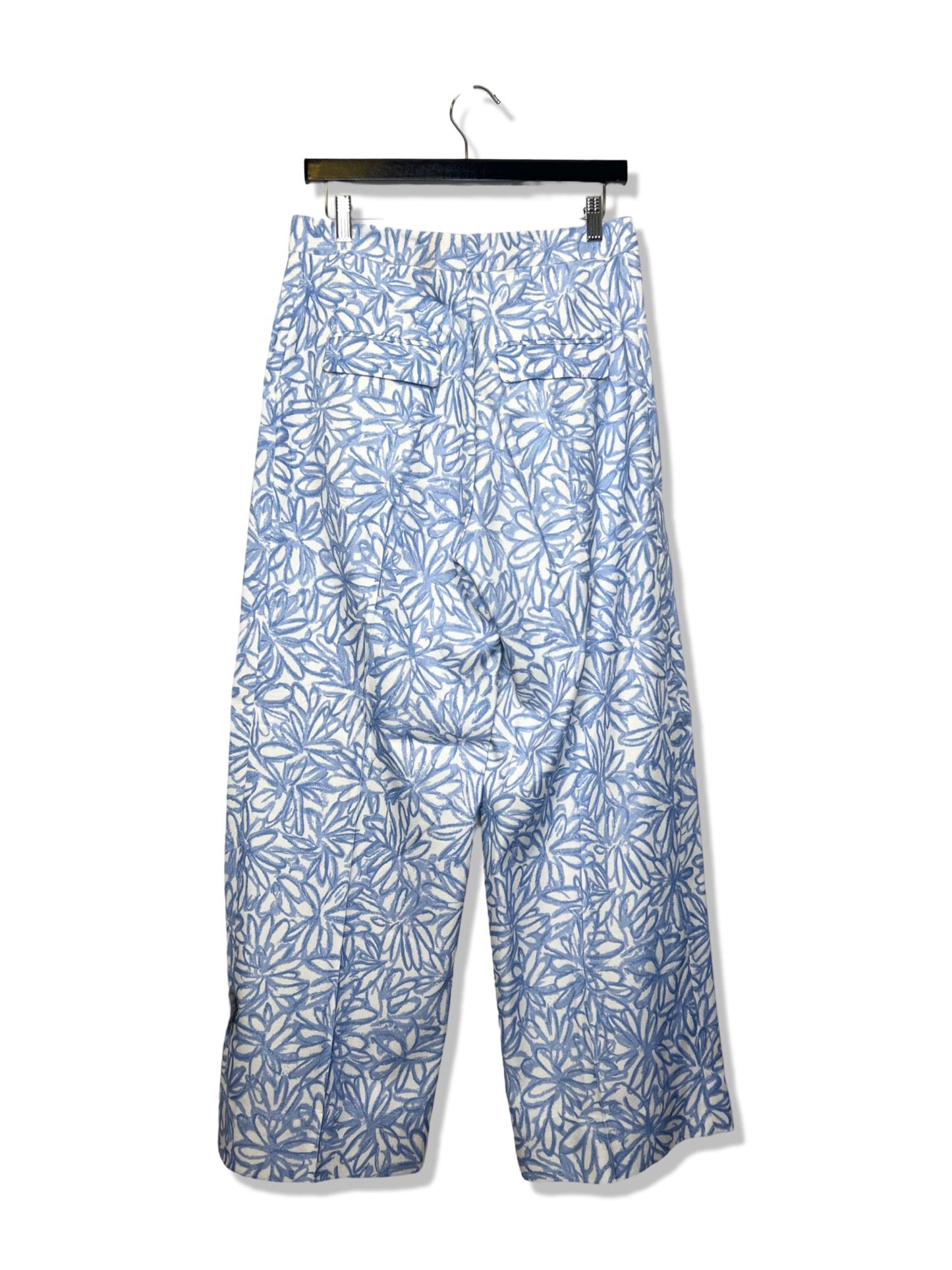 Jacquemus Printed Wide Leg Pants, Size 40