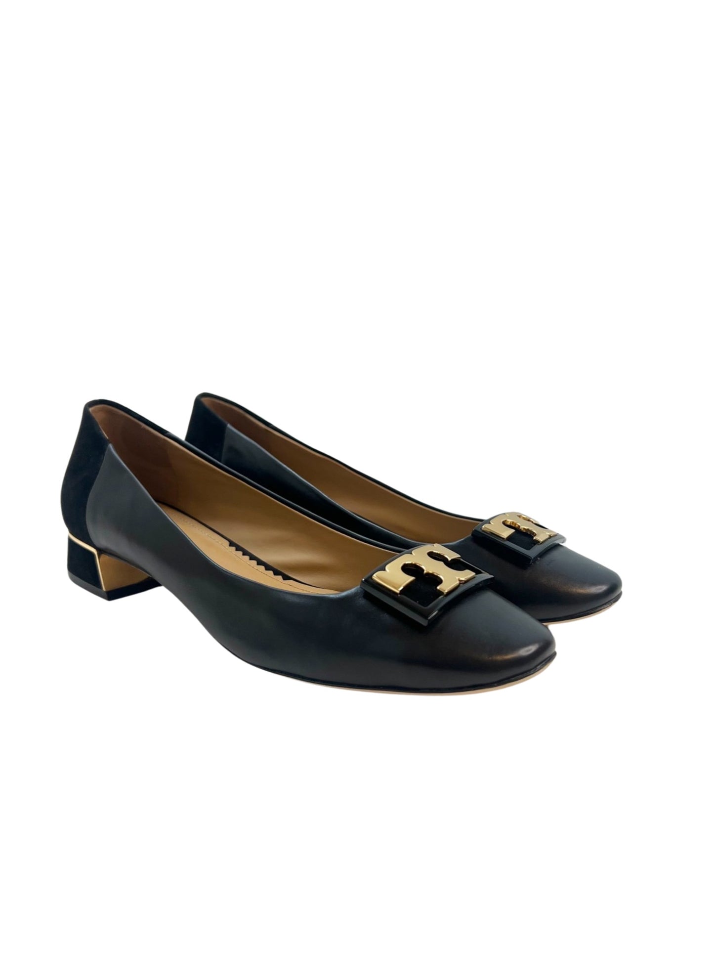 NWT! Tory Burch Black GiGi Round Toe 22mm Pump, Size 8.5