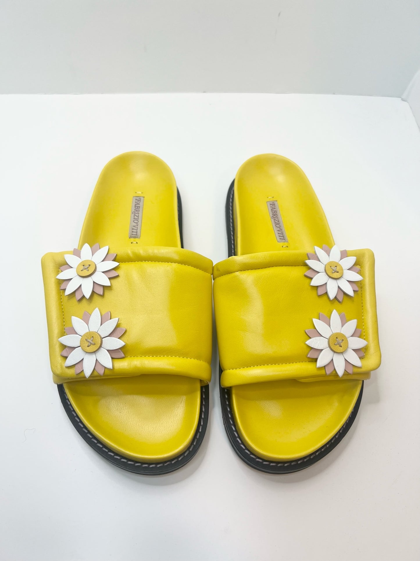 Fabrizio Viti Paloma Puff Slides, Size 38