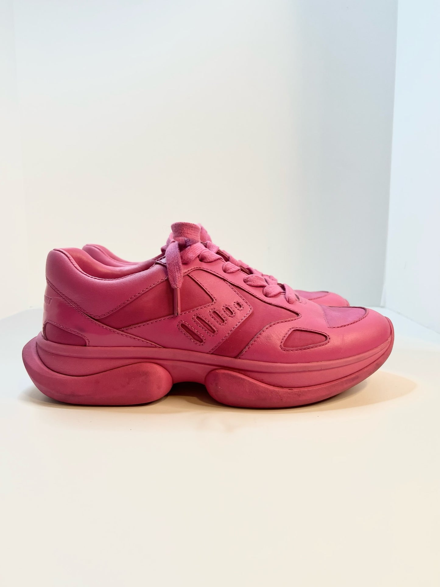 Tory Burch Bubble Bright Pink Sneakers, Size 7