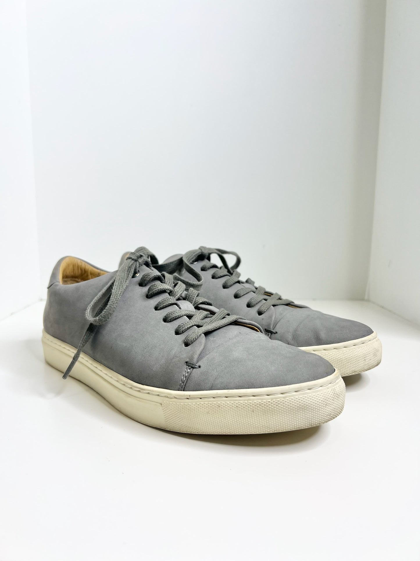 Suitsupply Men's Gray Nubuck Sneakers, Size 41