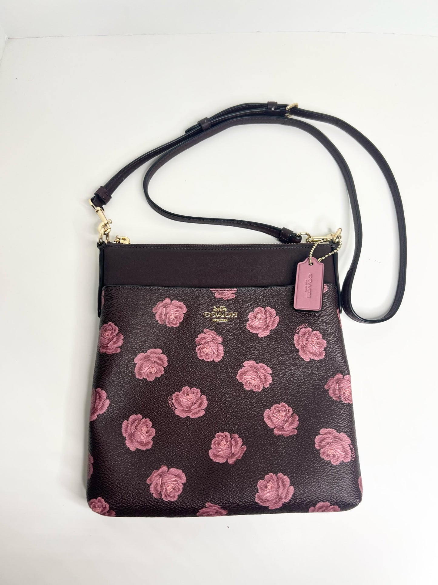 Coach Rose Print Crossbody