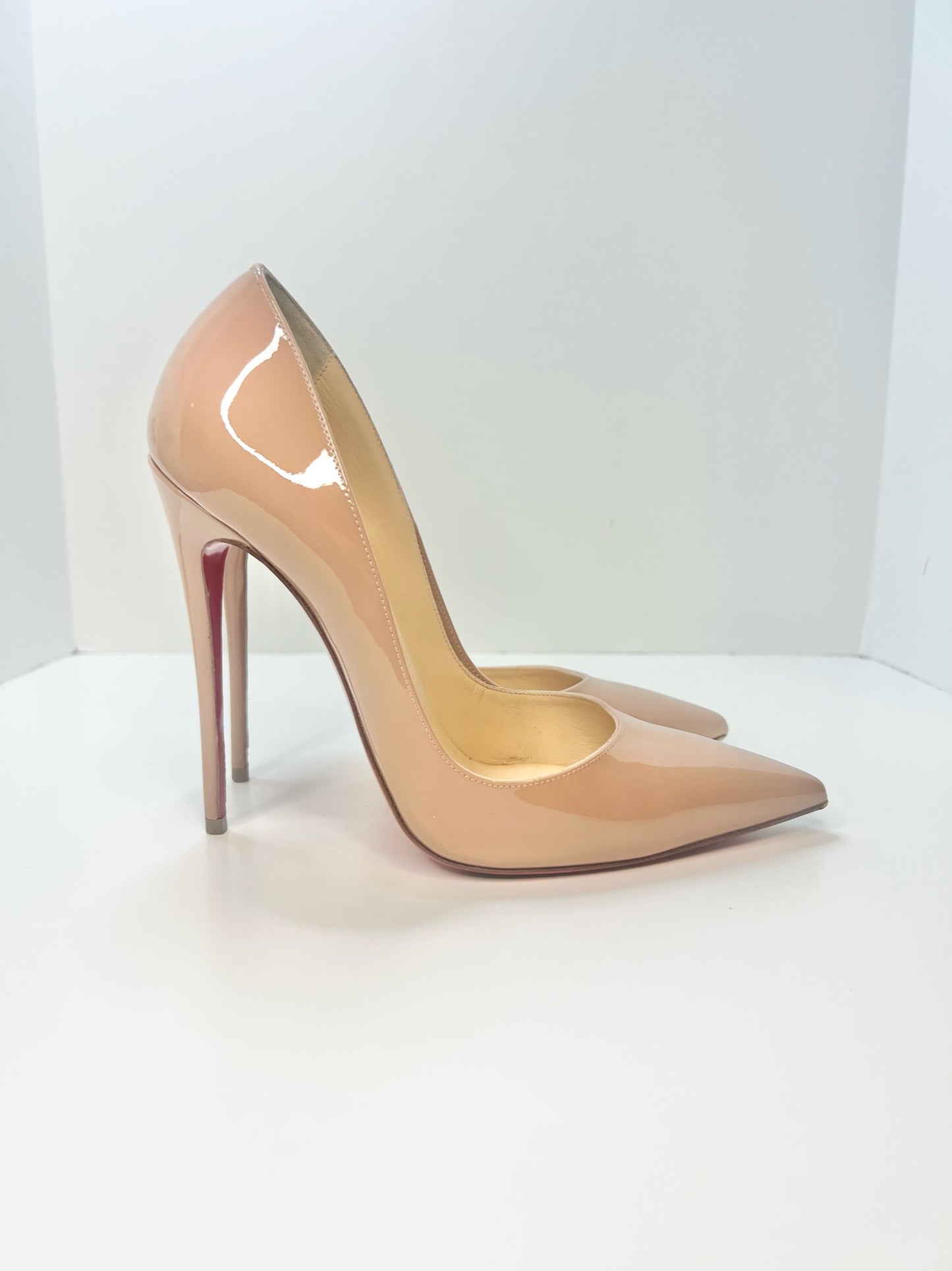 Christian Louboutin So Kate 120 Patent Pumps, Size 39