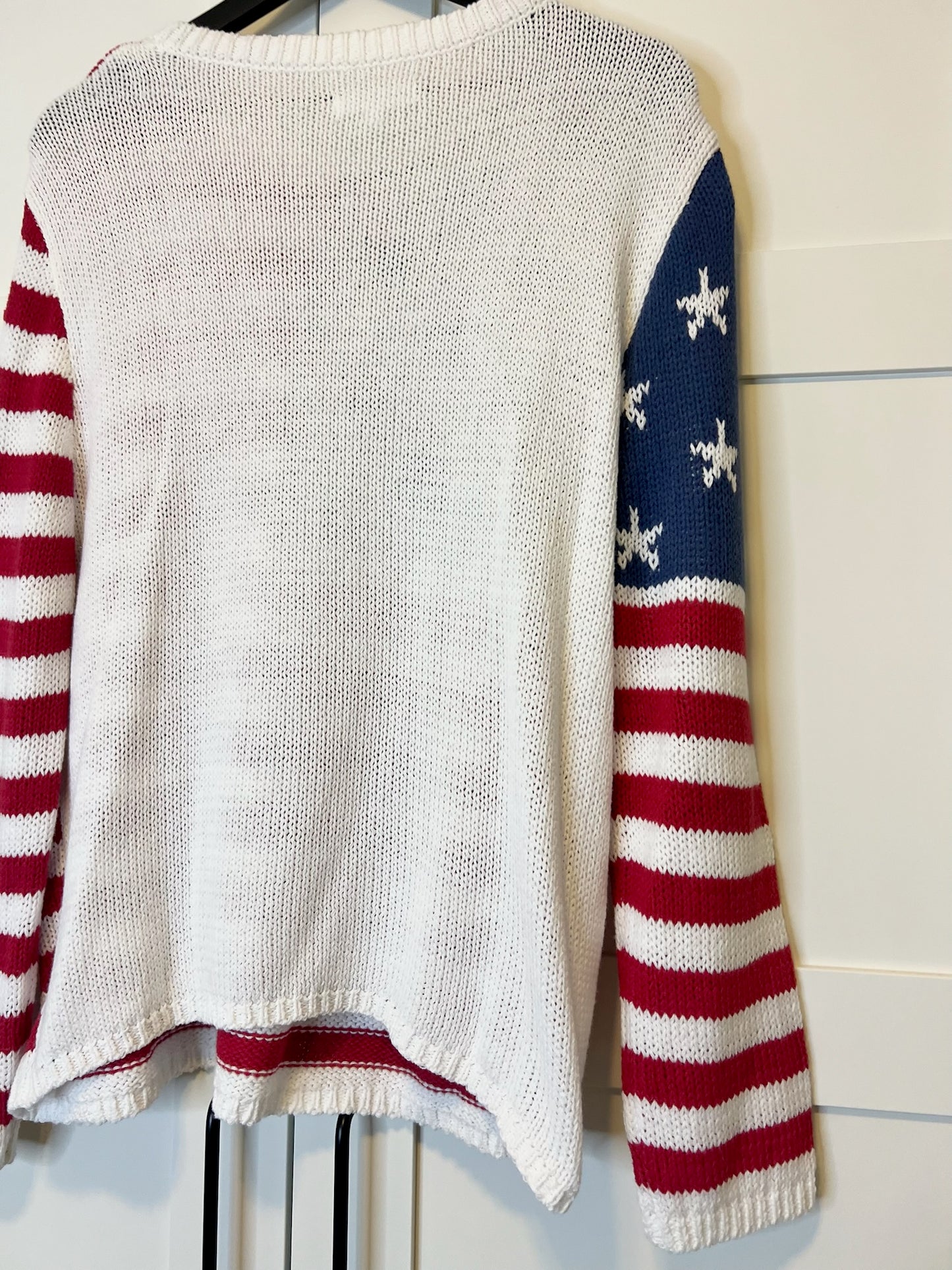 Grayson Threads American Flag Sweater, Size XXL