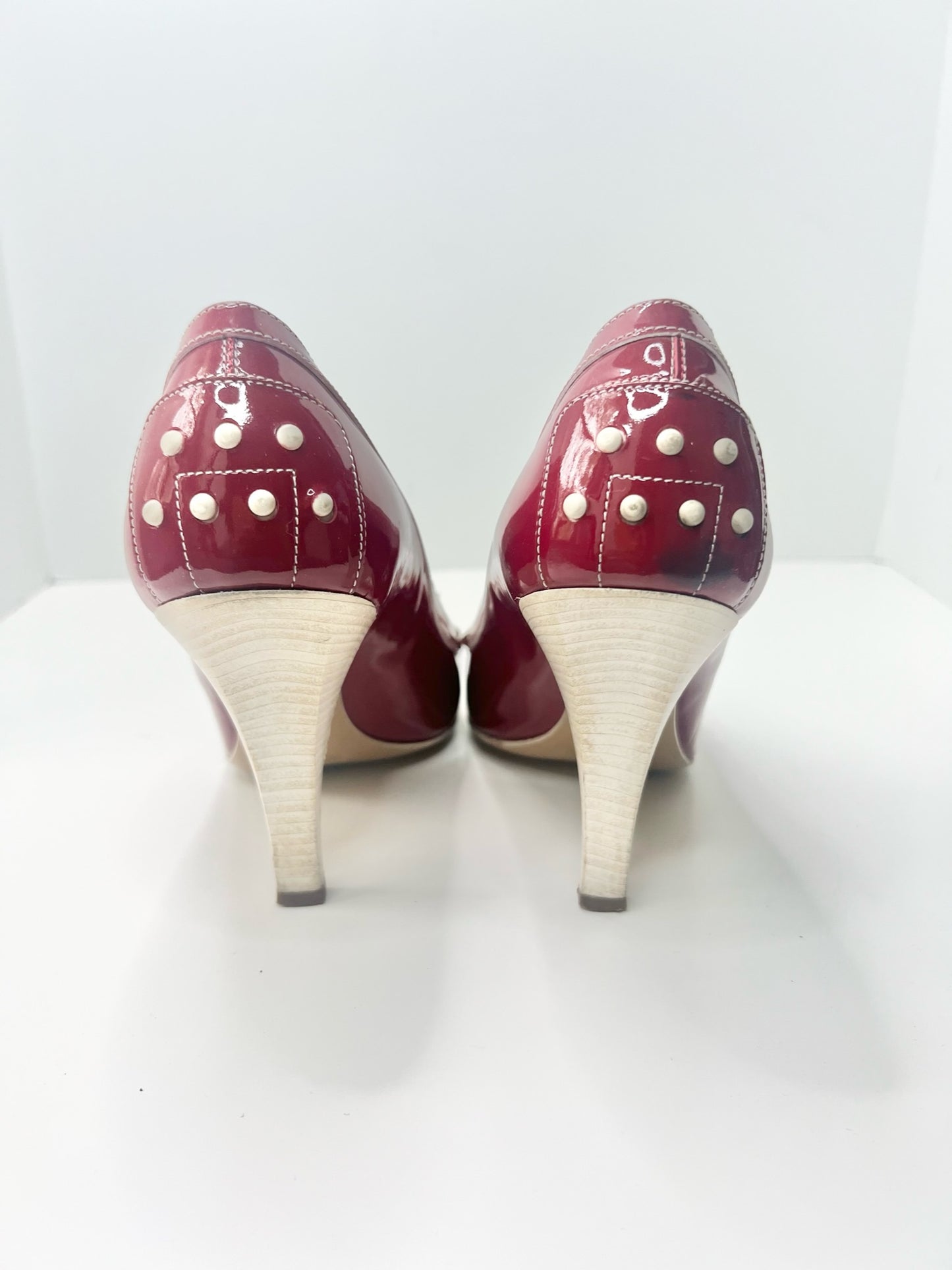 Tod's Patent Leather Pumps, Size 8