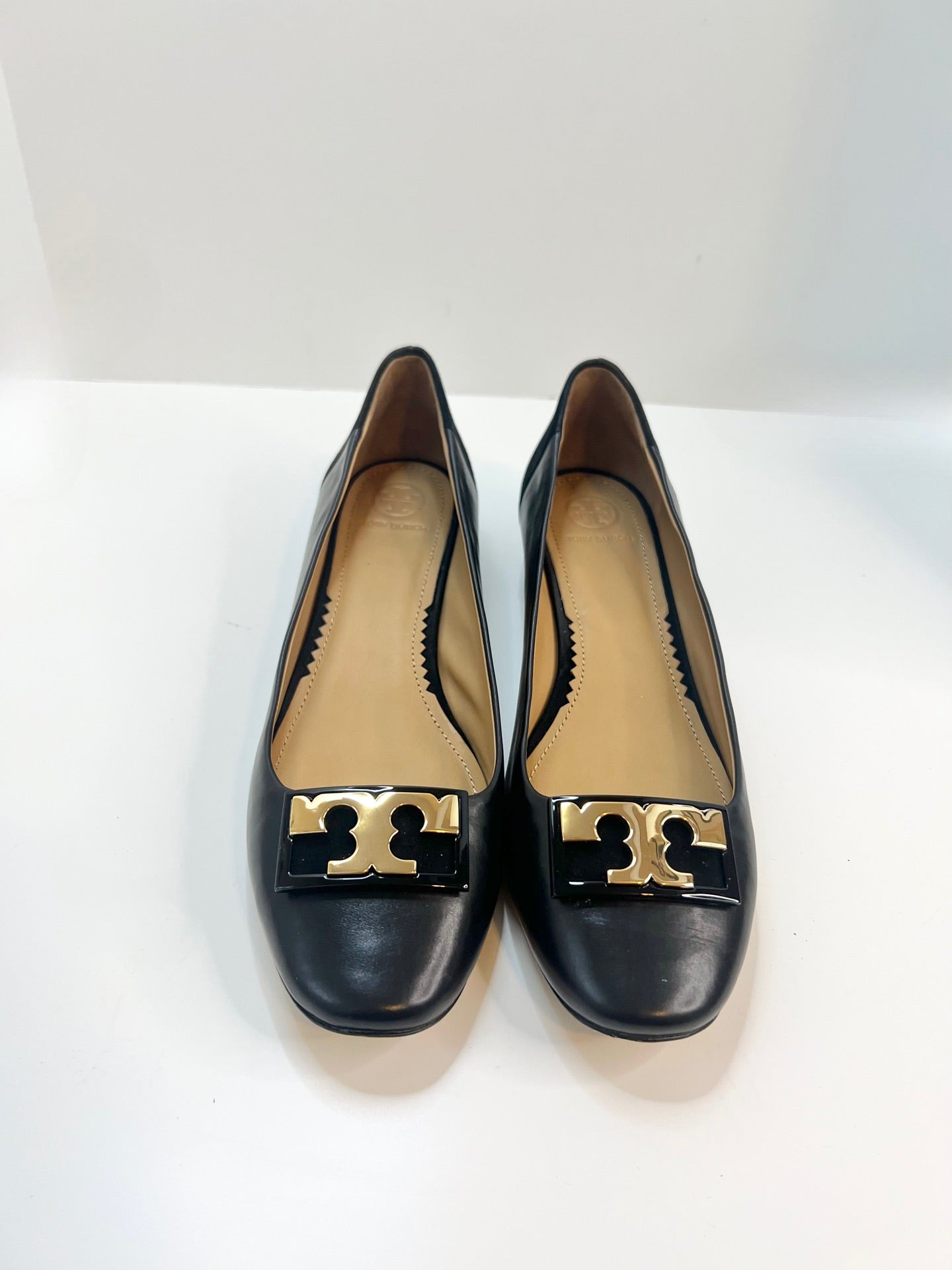 NWT! Tory Burch Black GiGi Round Toe 22mm Pump, Size 8.5