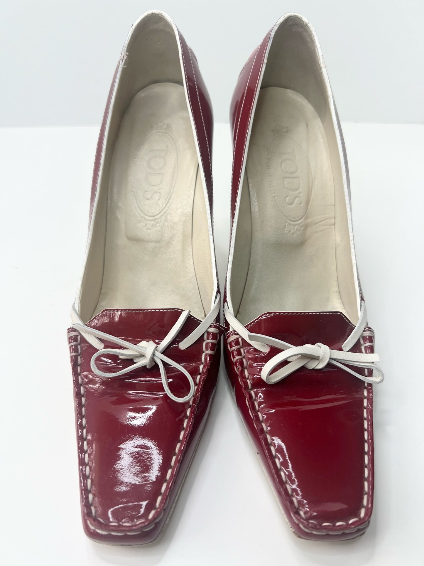 Tod's Patent Leather Pumps, Size 8