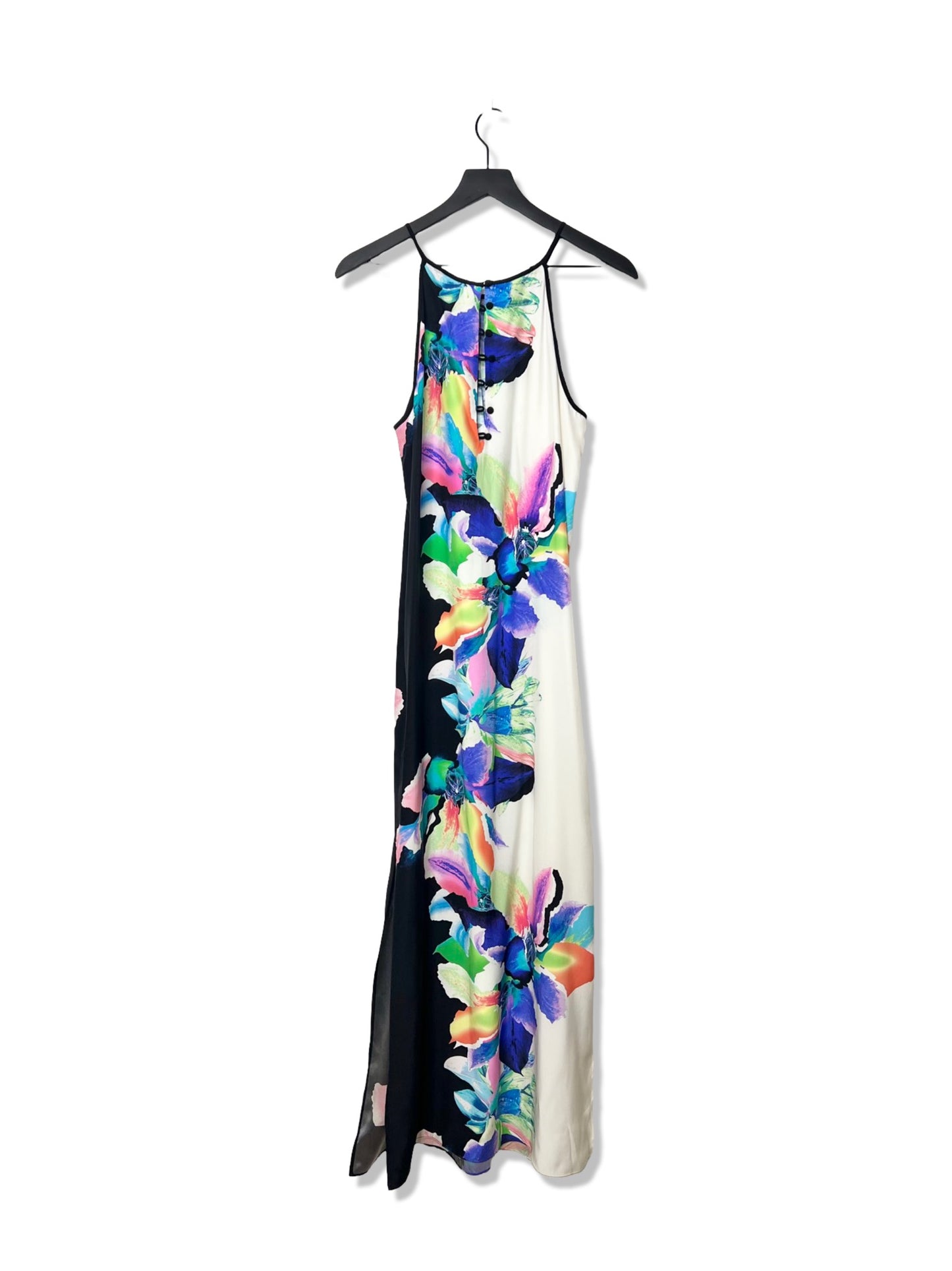 Amanda Uprichard Silk Floral Maxi Dress, Size Medium