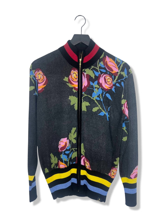 Knitwit Floral Track Jacket, Size XL