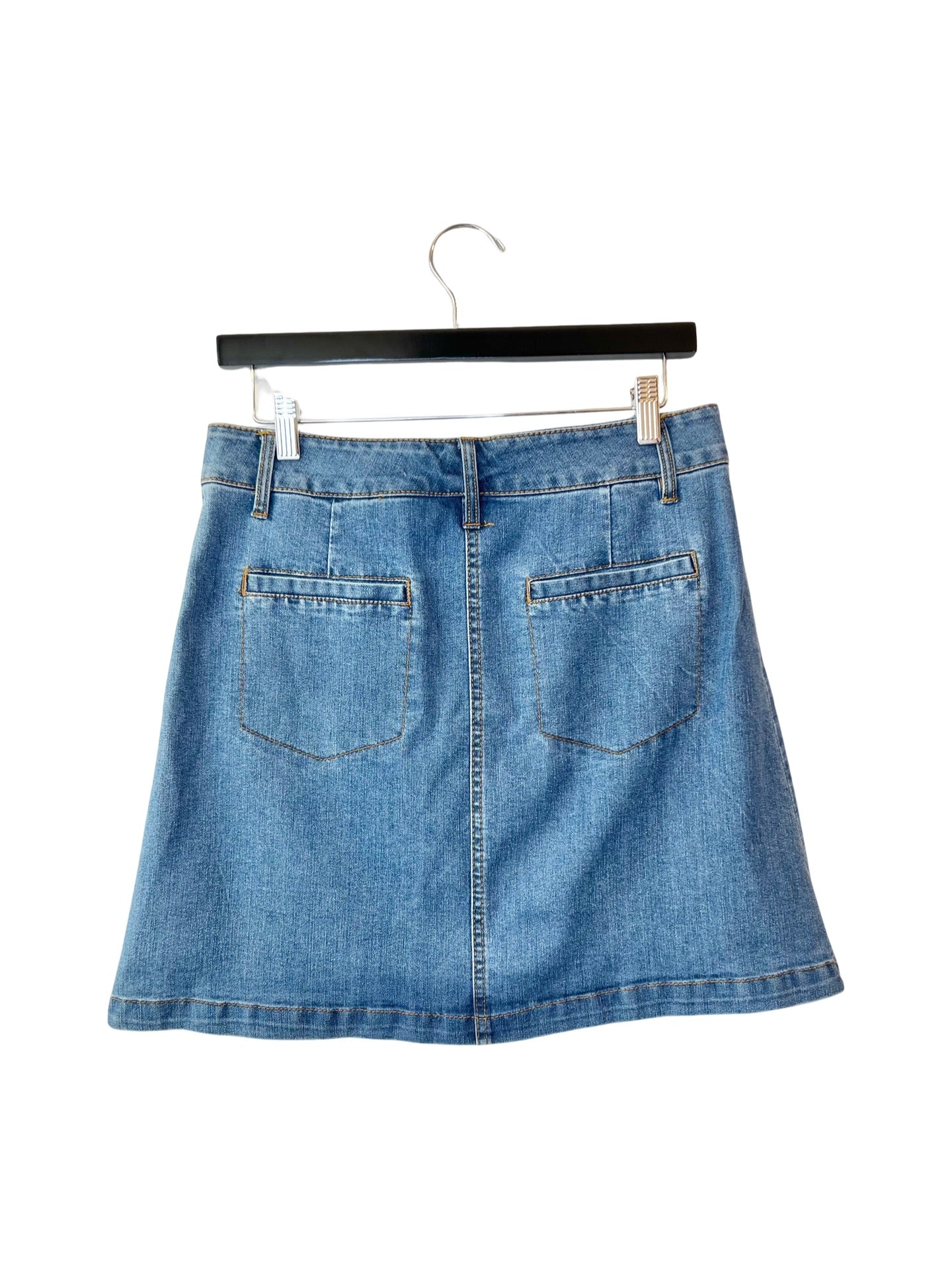 NWT! RACHEL Rachel Roy Denim Mini A-Line Skirt, Size 8