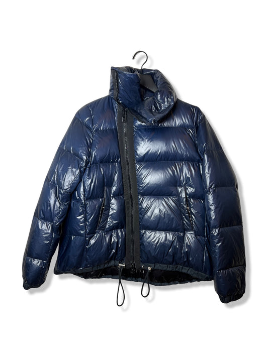 Sacai Navy Turtleneck Down Jacket, Size M