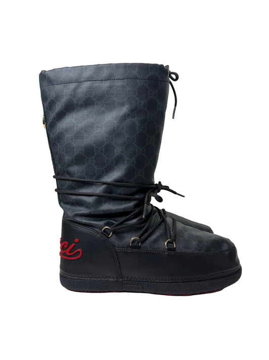 Gucci GG Supreme Men's Snow Boots, Size 39