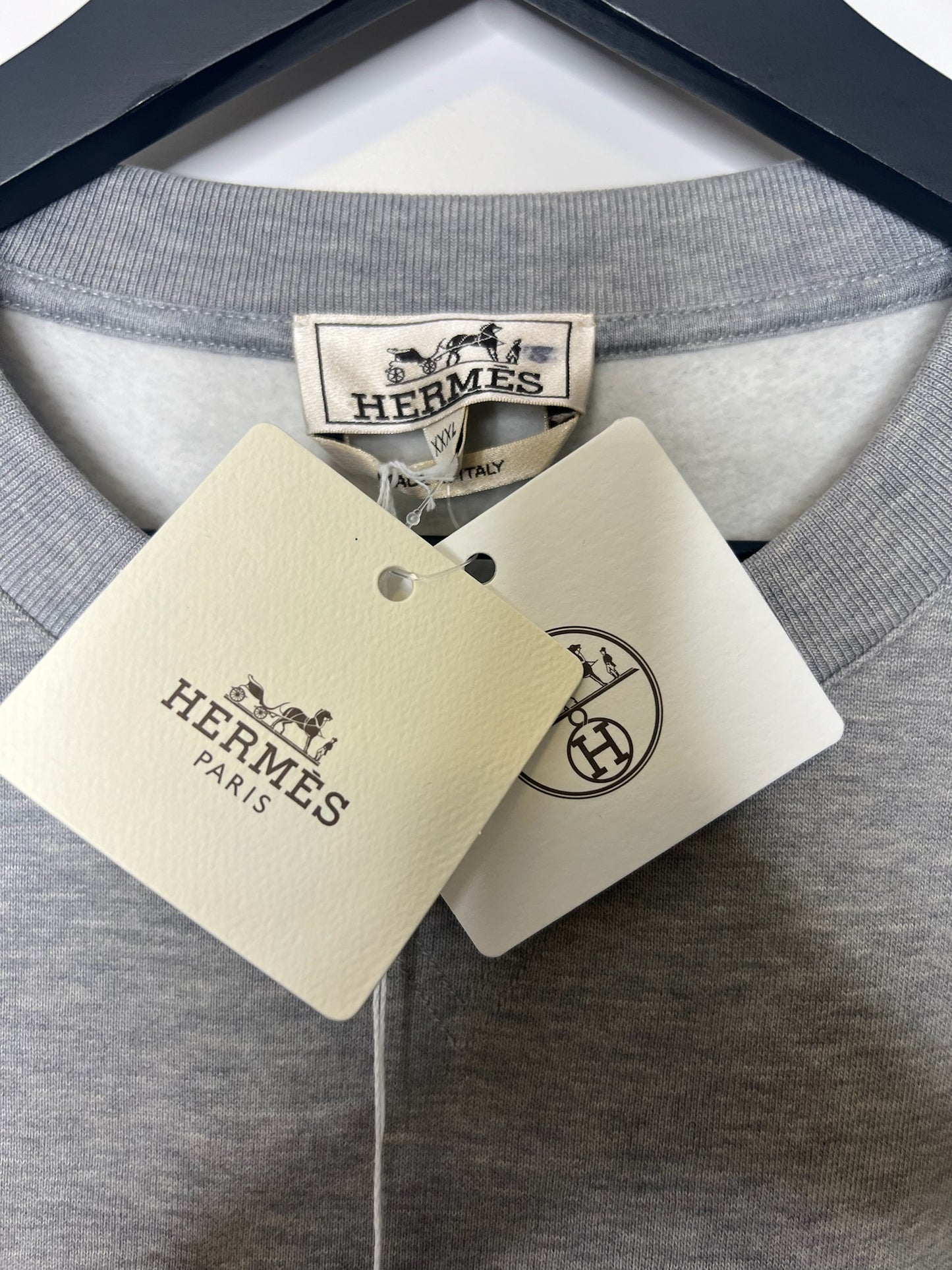 NWT! Hermès Super H Sweatshirt, Size 3XL